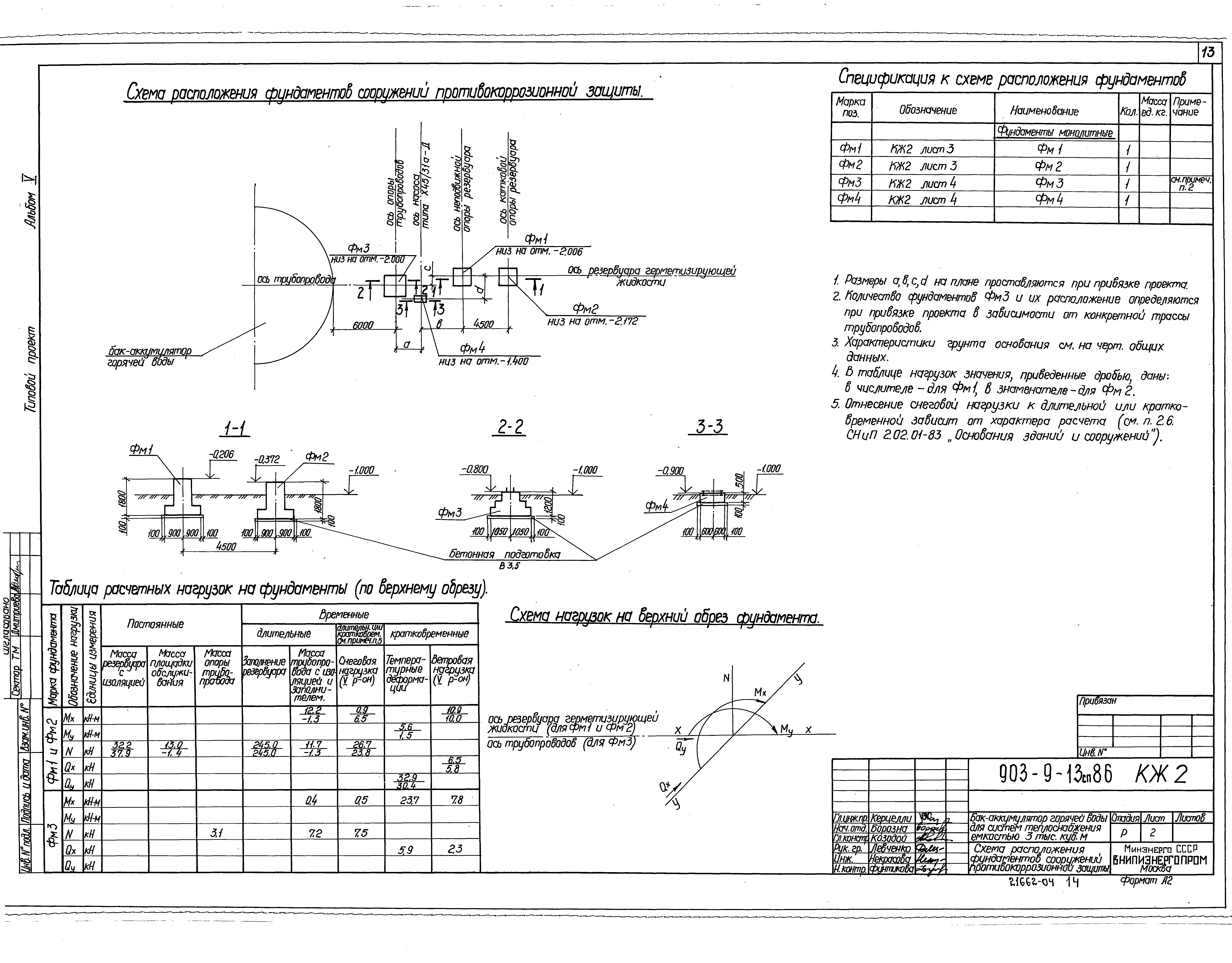 Типовой проект 903-9-13сп.86