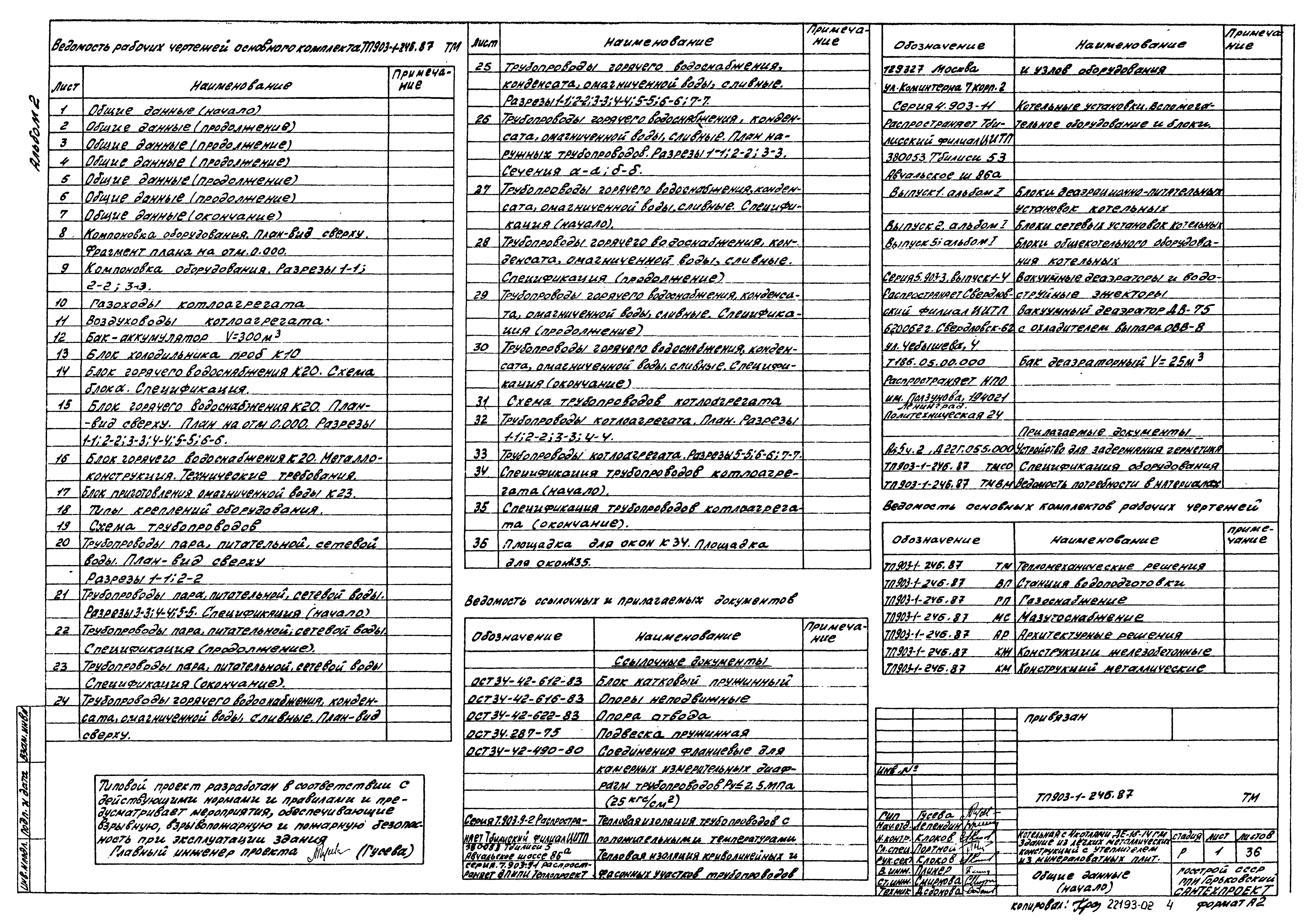 Типовой проект 903-1-246.87