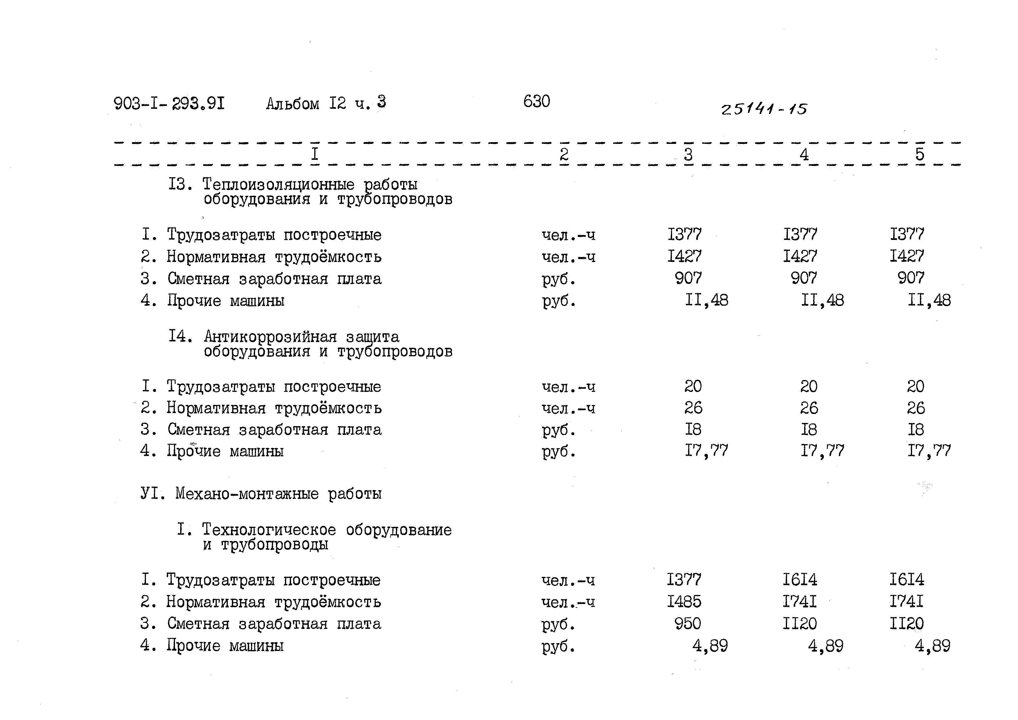 Типовой проект 903-1-293.91