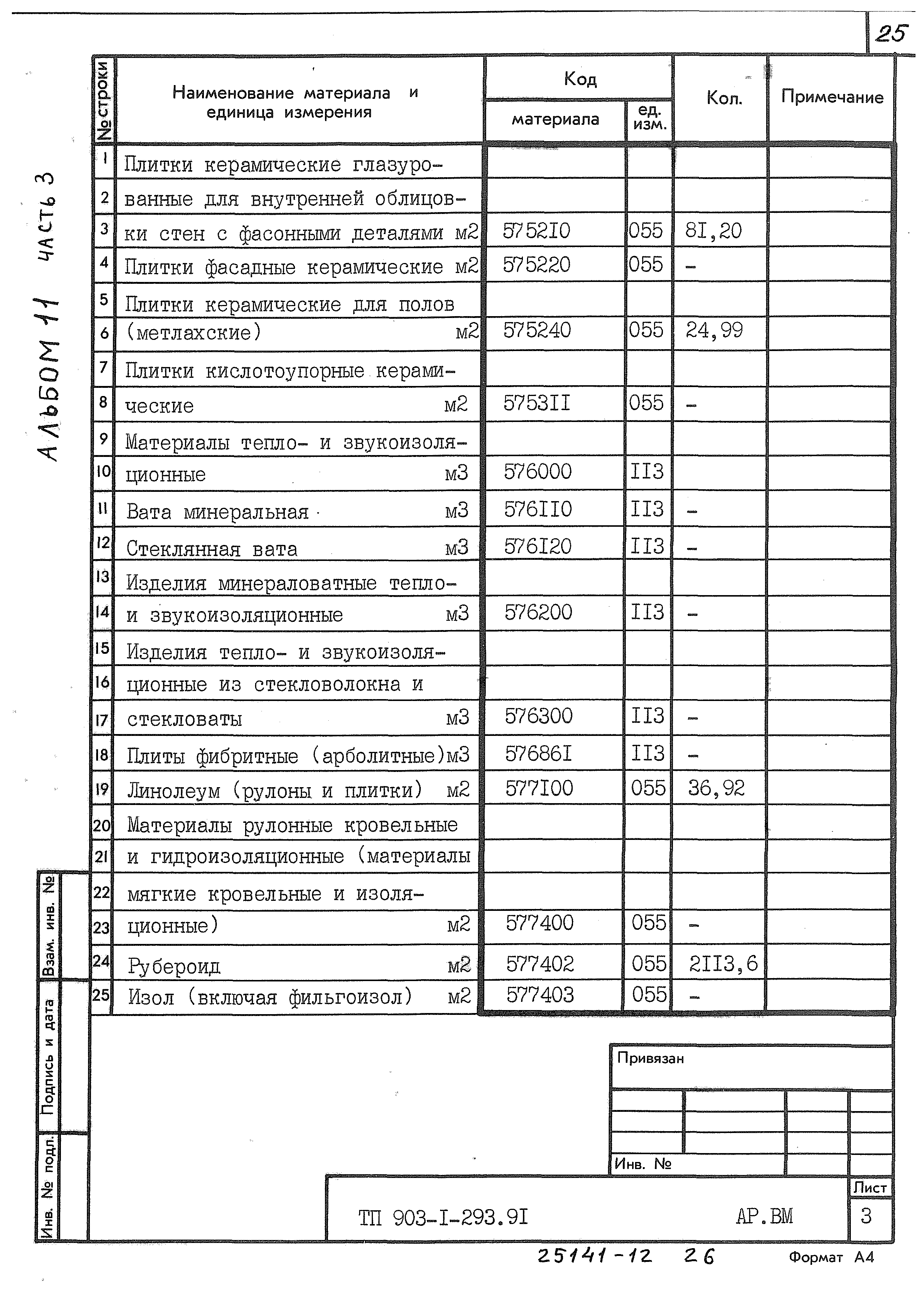 Типовой проект 903-1-293.91