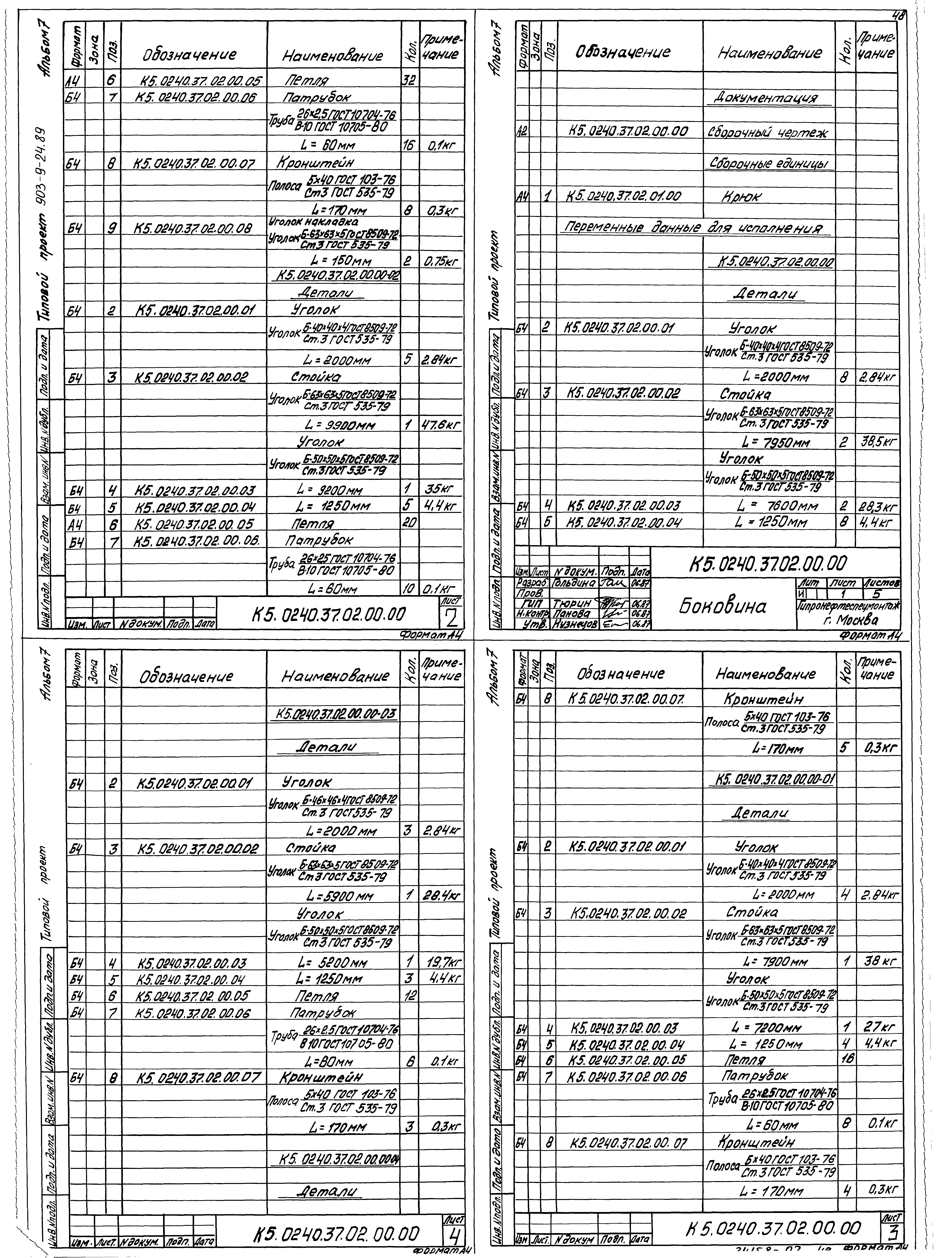 Типовой проект 903-9-25.89
