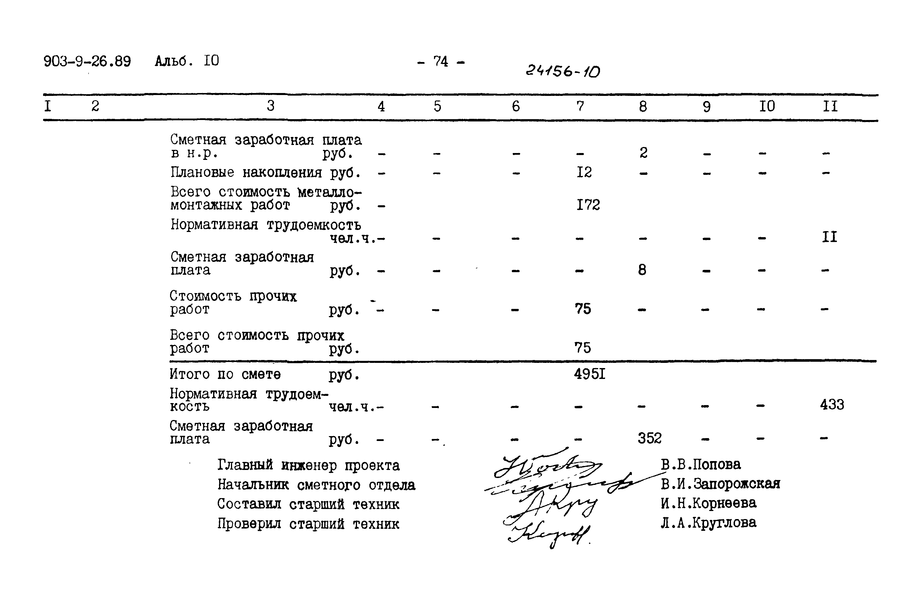Типовой проект 903-9-26.89