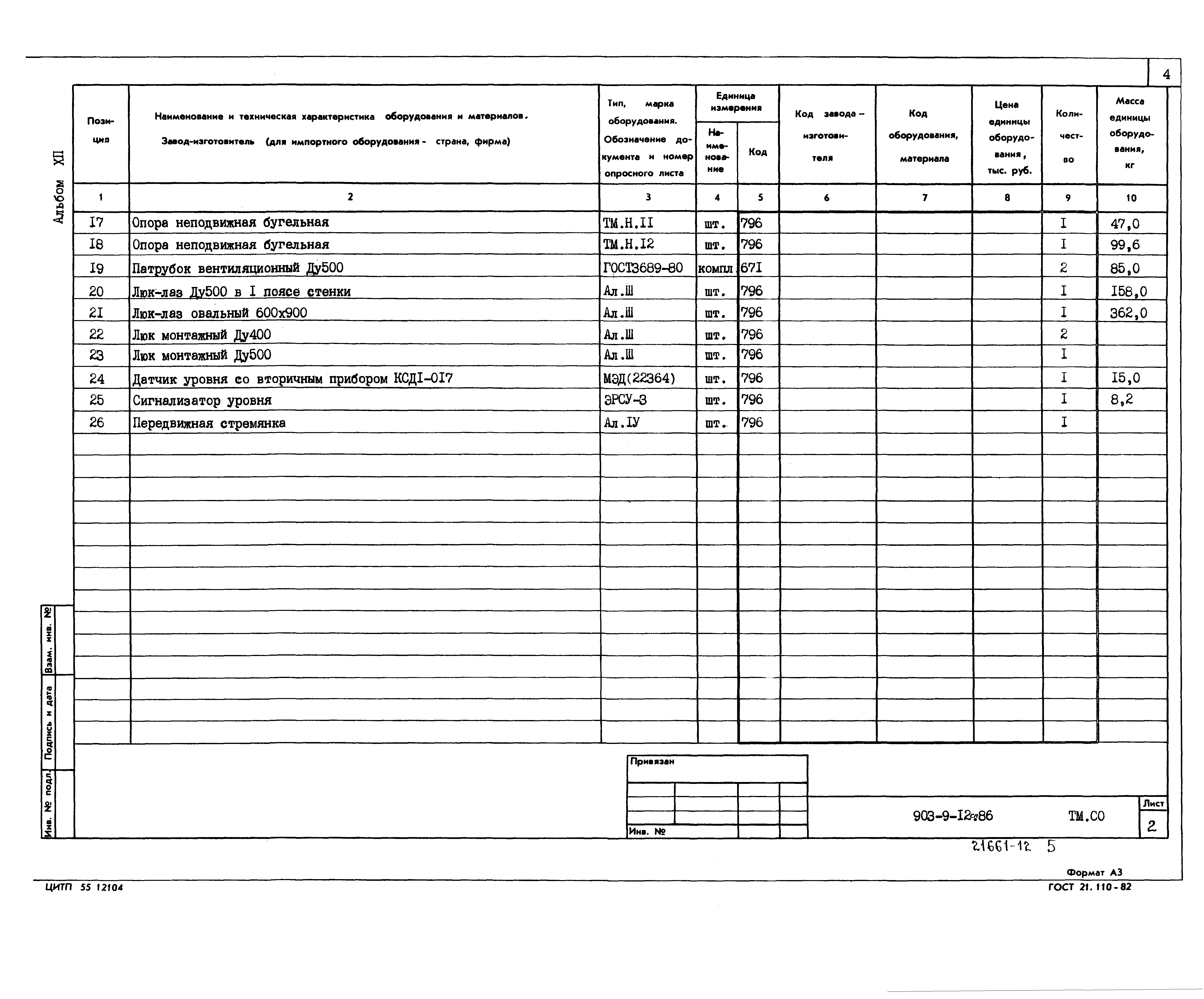 Типовой проект 903-9-12сп.86