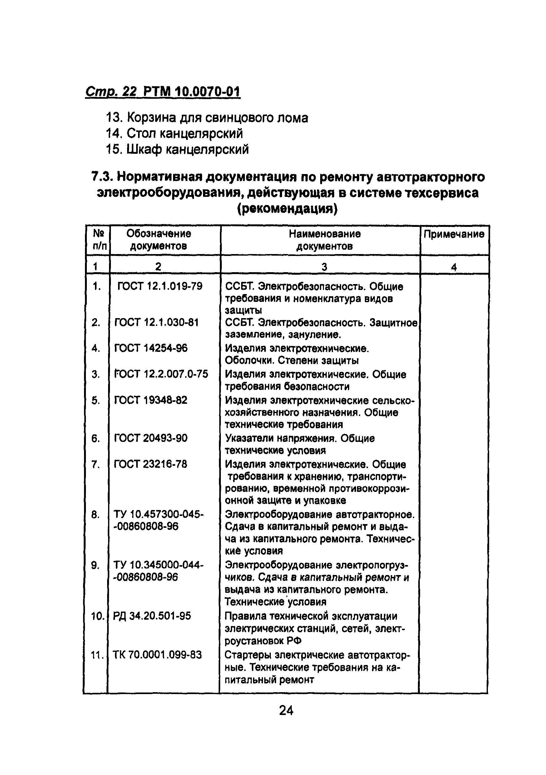РТМ 10.0070-01