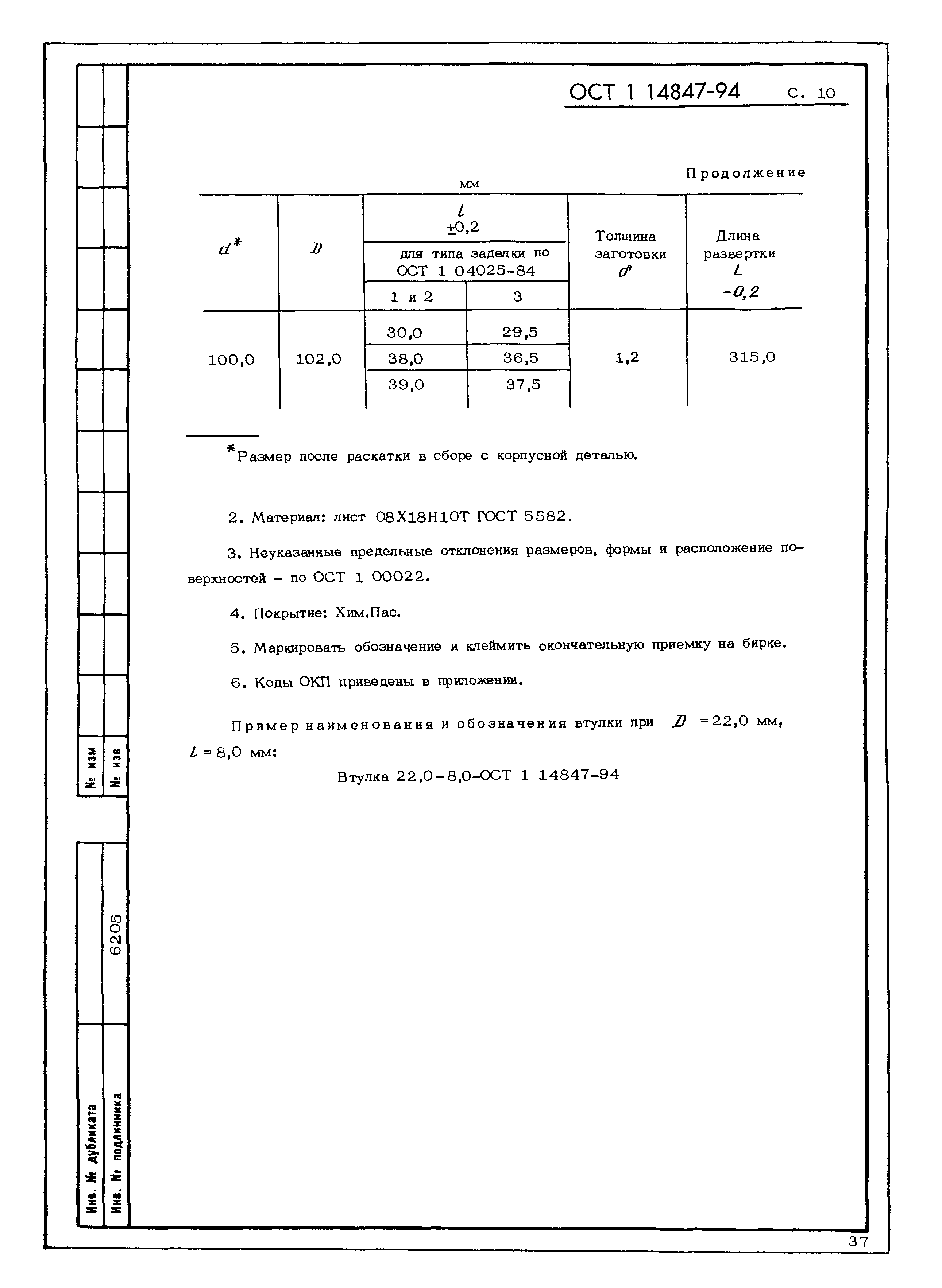 ОСТ 1 14847-94