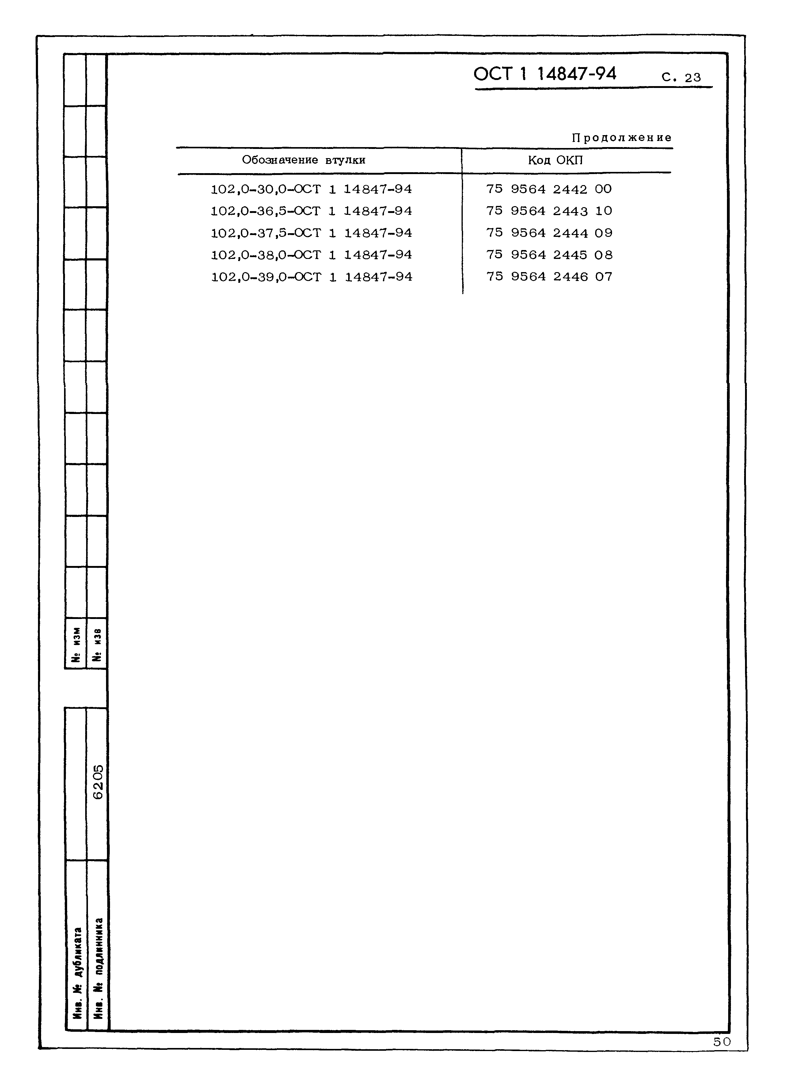 ОСТ 1 14847-94
