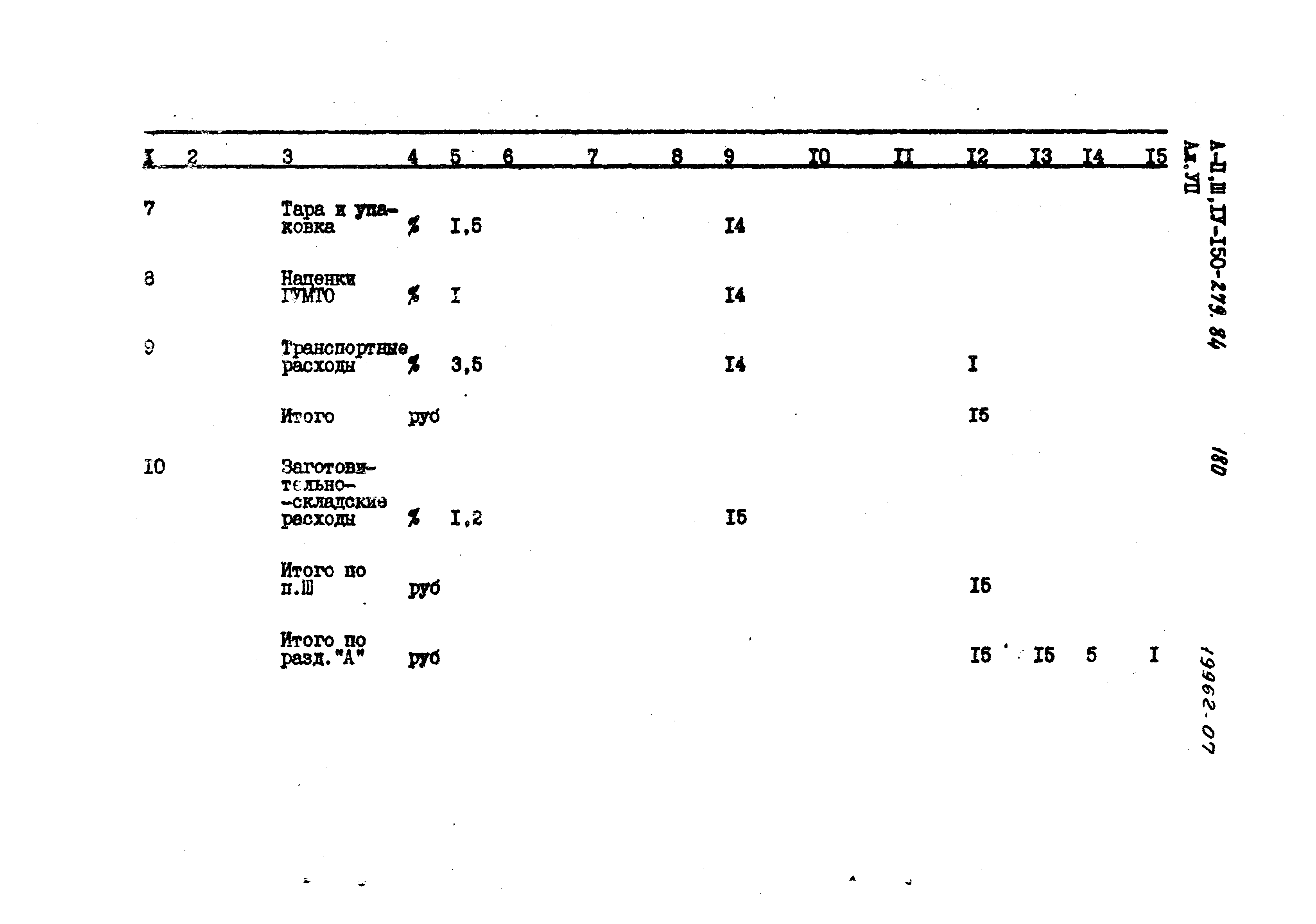 Типовой проект A-II,III,IV-150-279.84