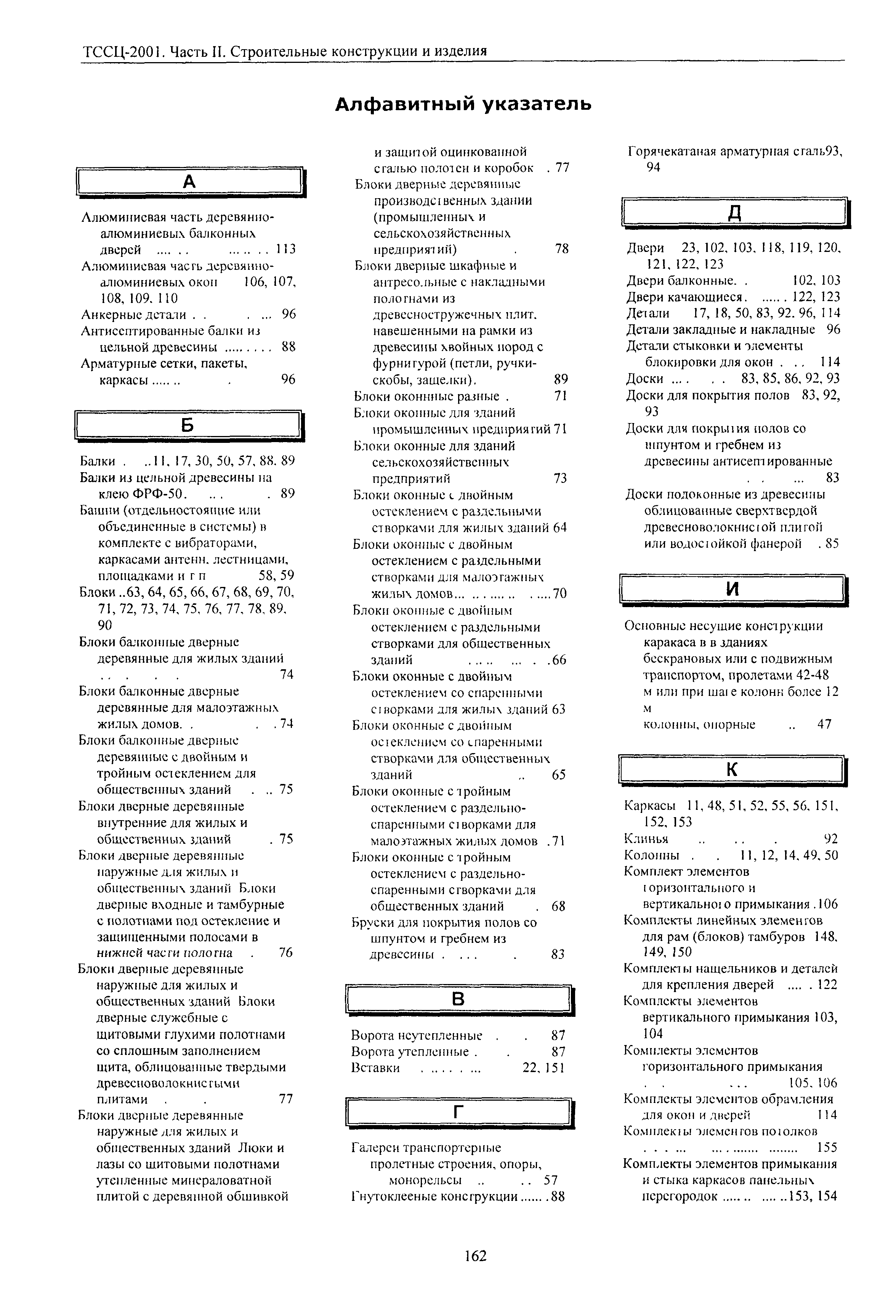 ТССЦ Воронежской области 2001