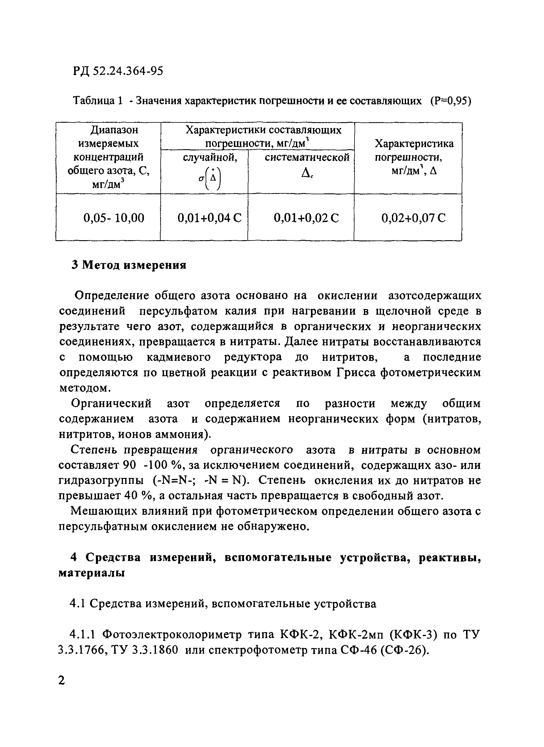 РД 52.24.364-95