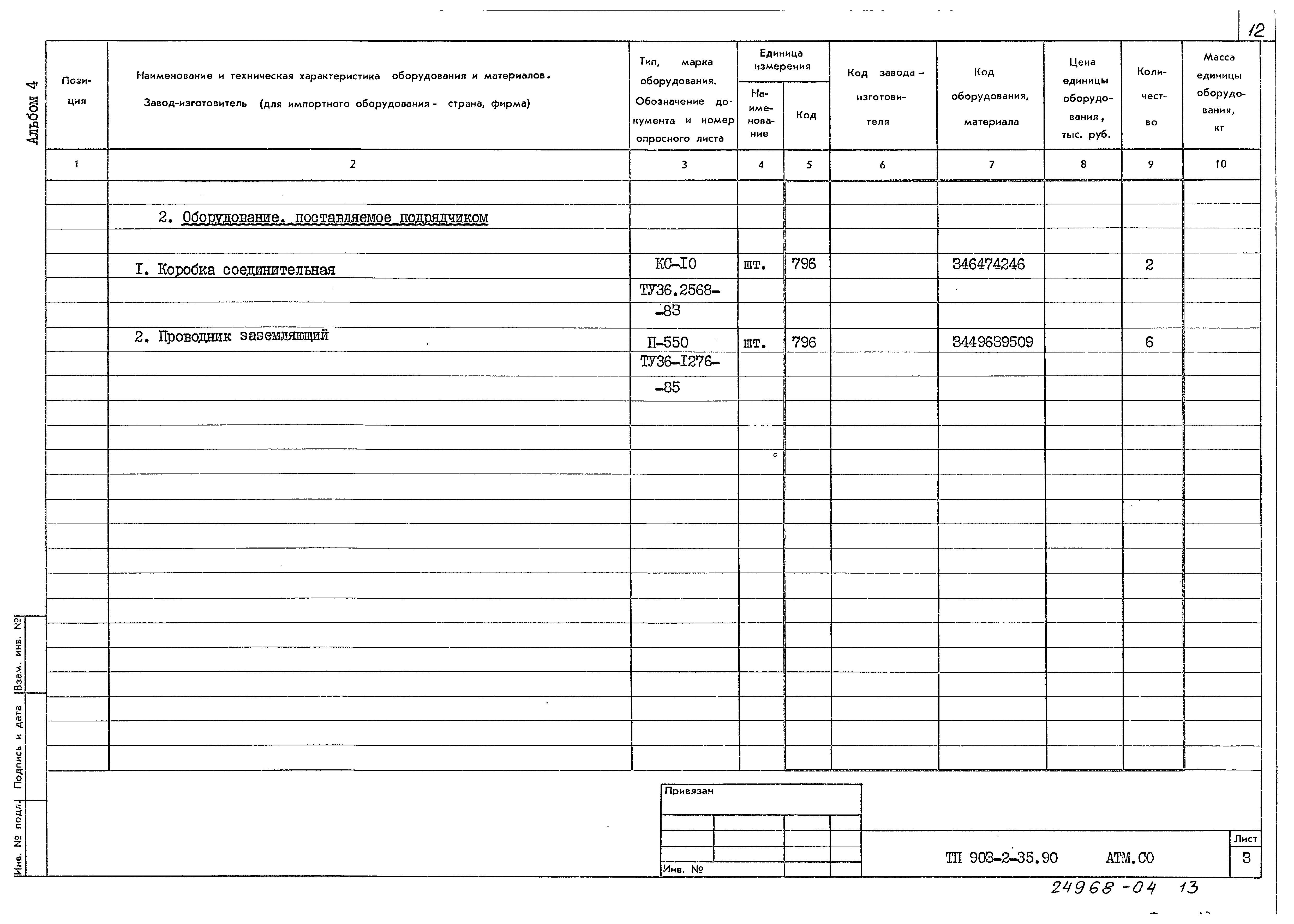 Типовой проект 903-2-35.90