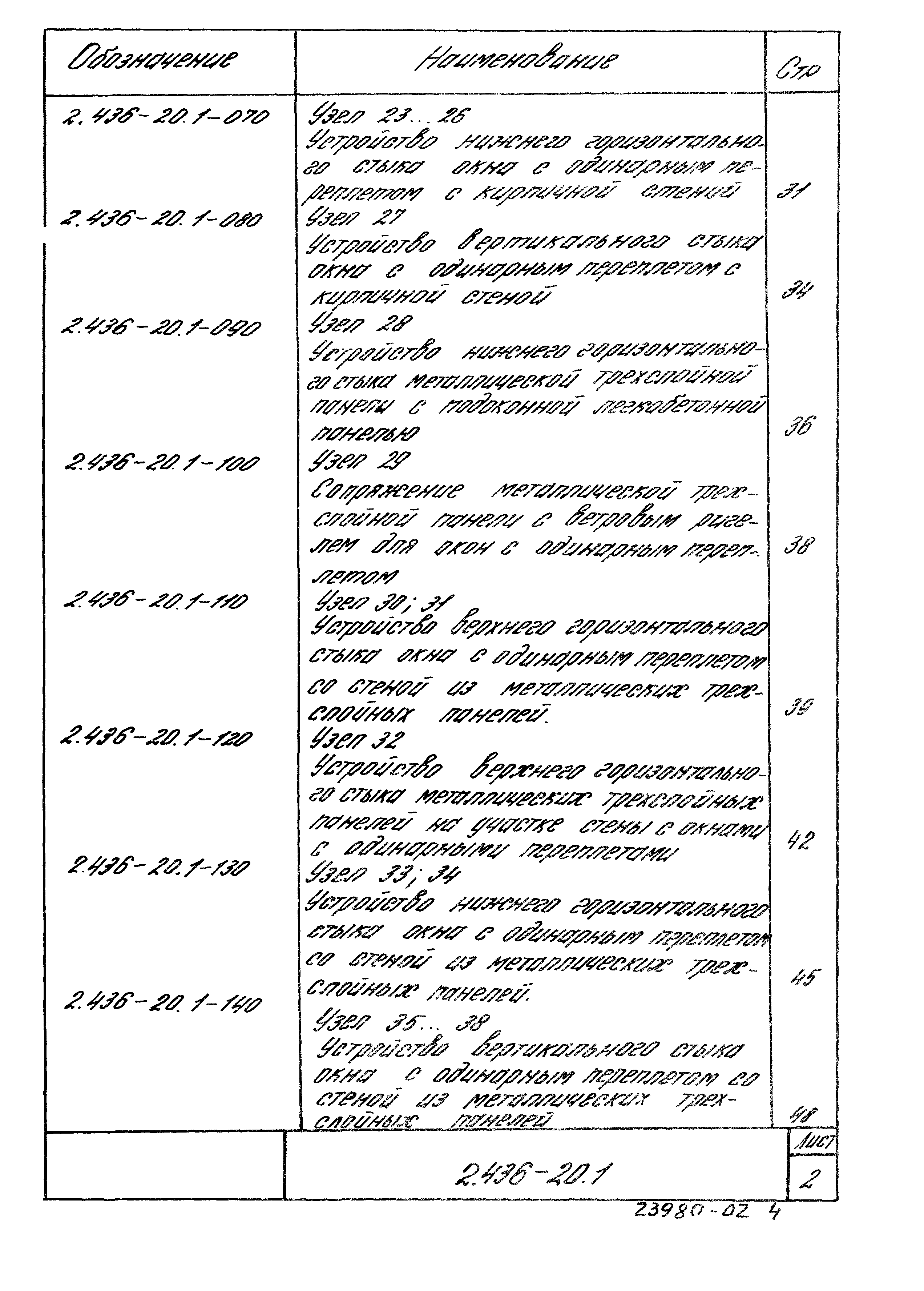 Серия 2.436-20