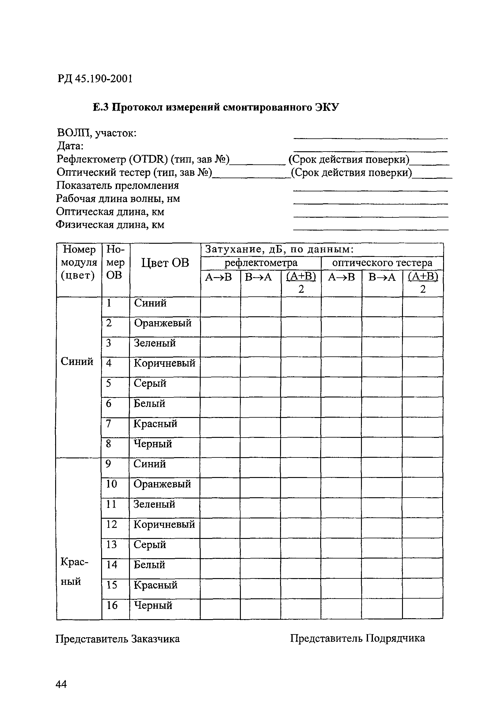 РД 45.190-2001