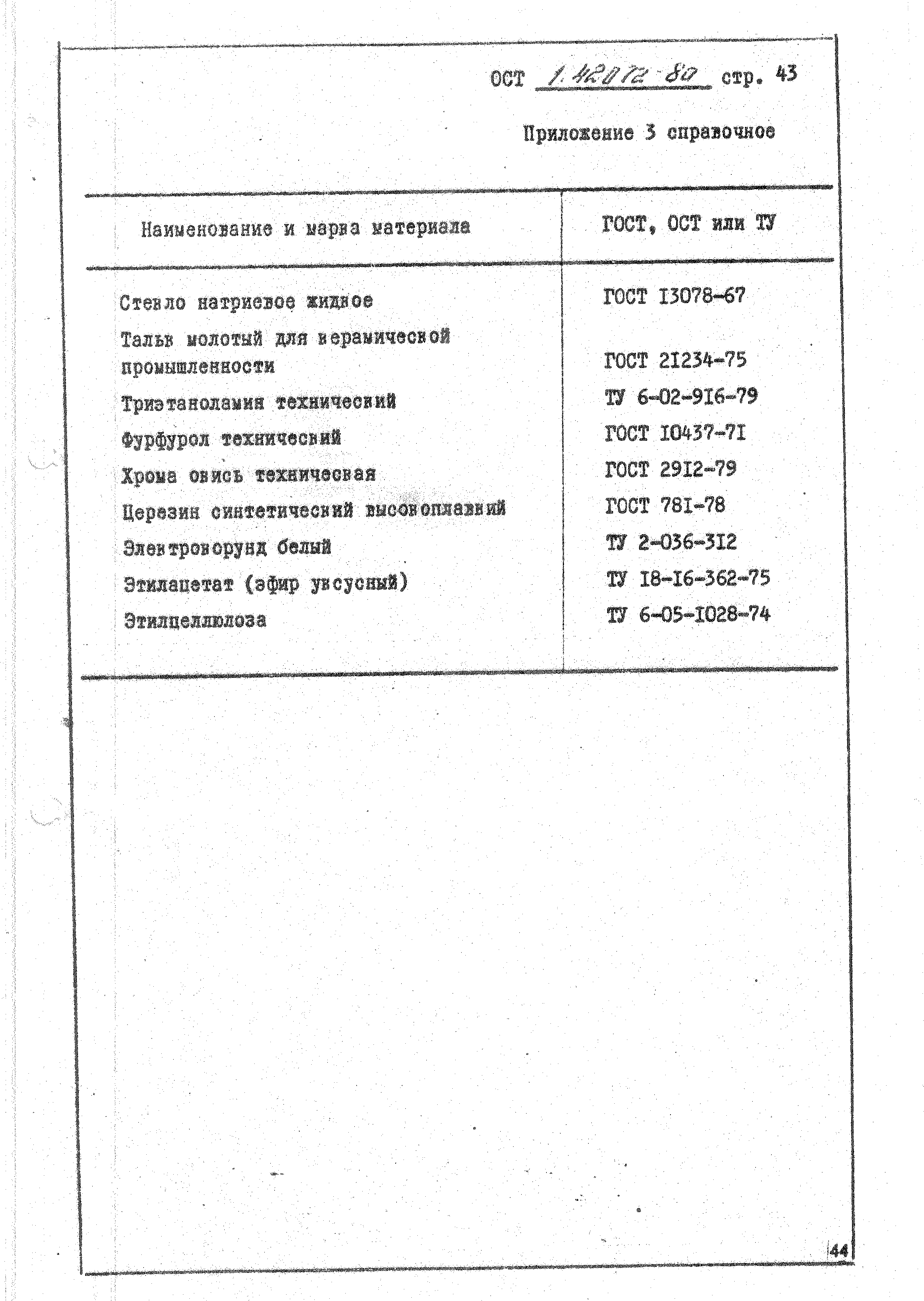 ОСТ 1 42072-80