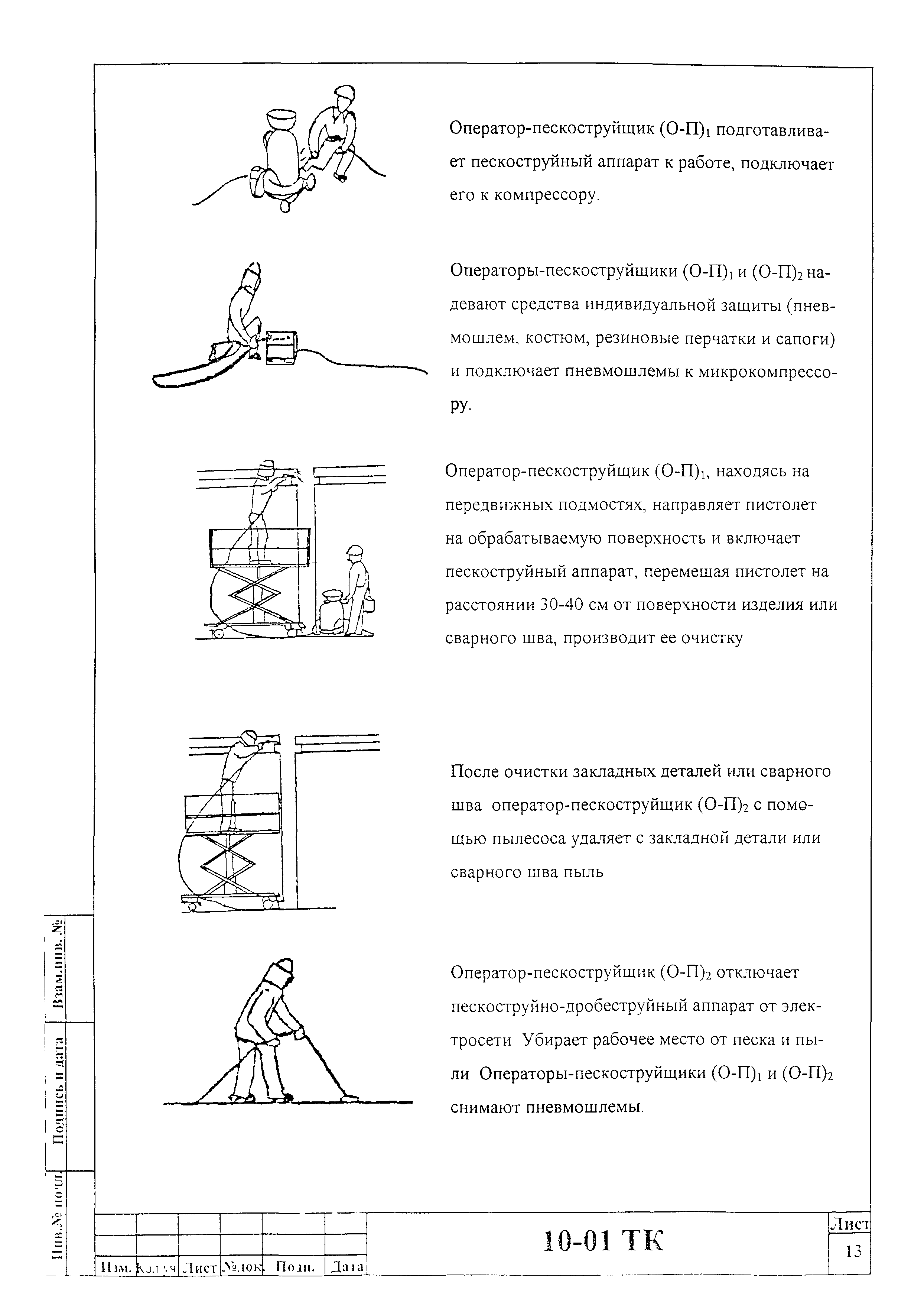Технологическая карта 10-01 ТК