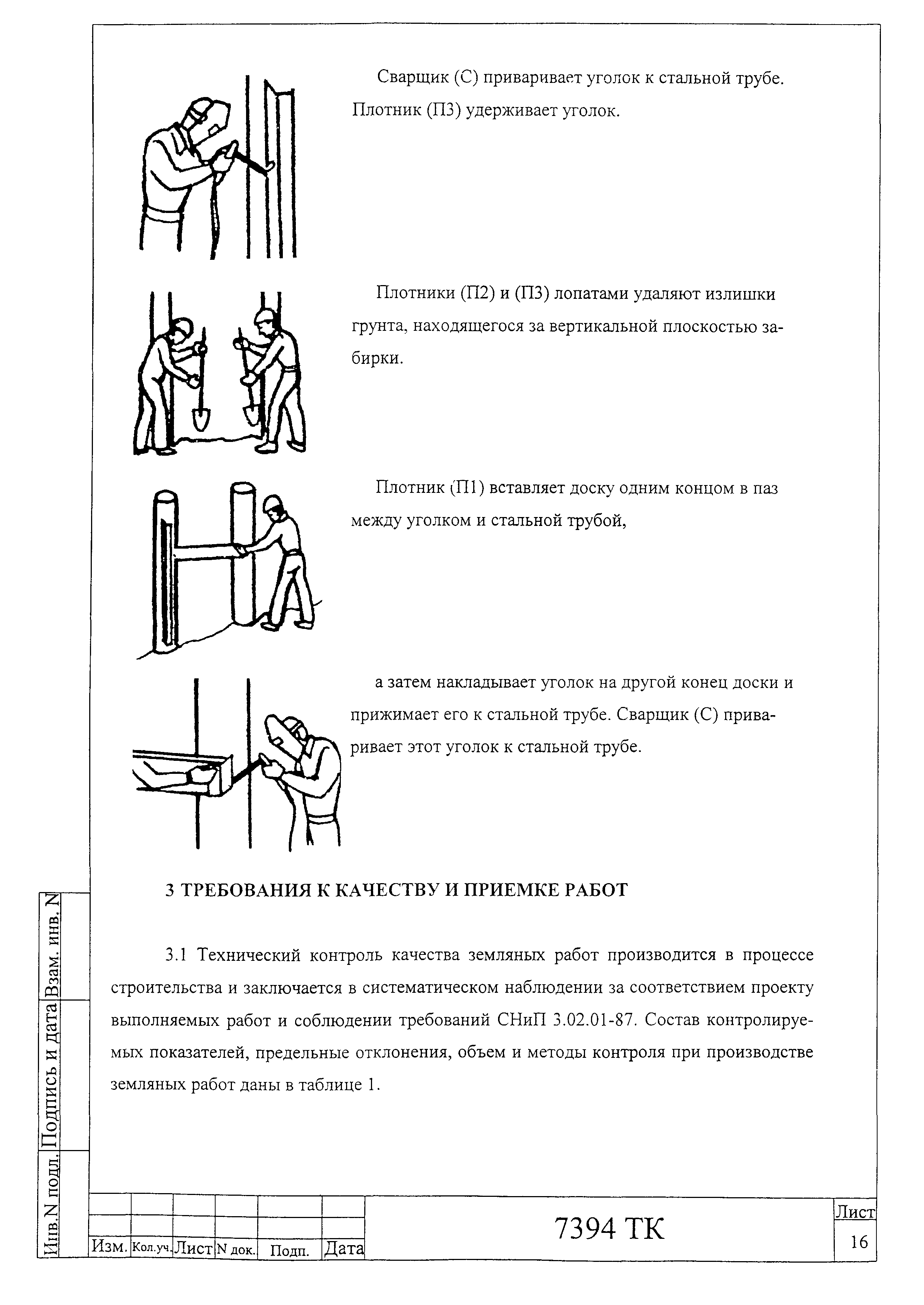 Технологическая карта 7394 ТК