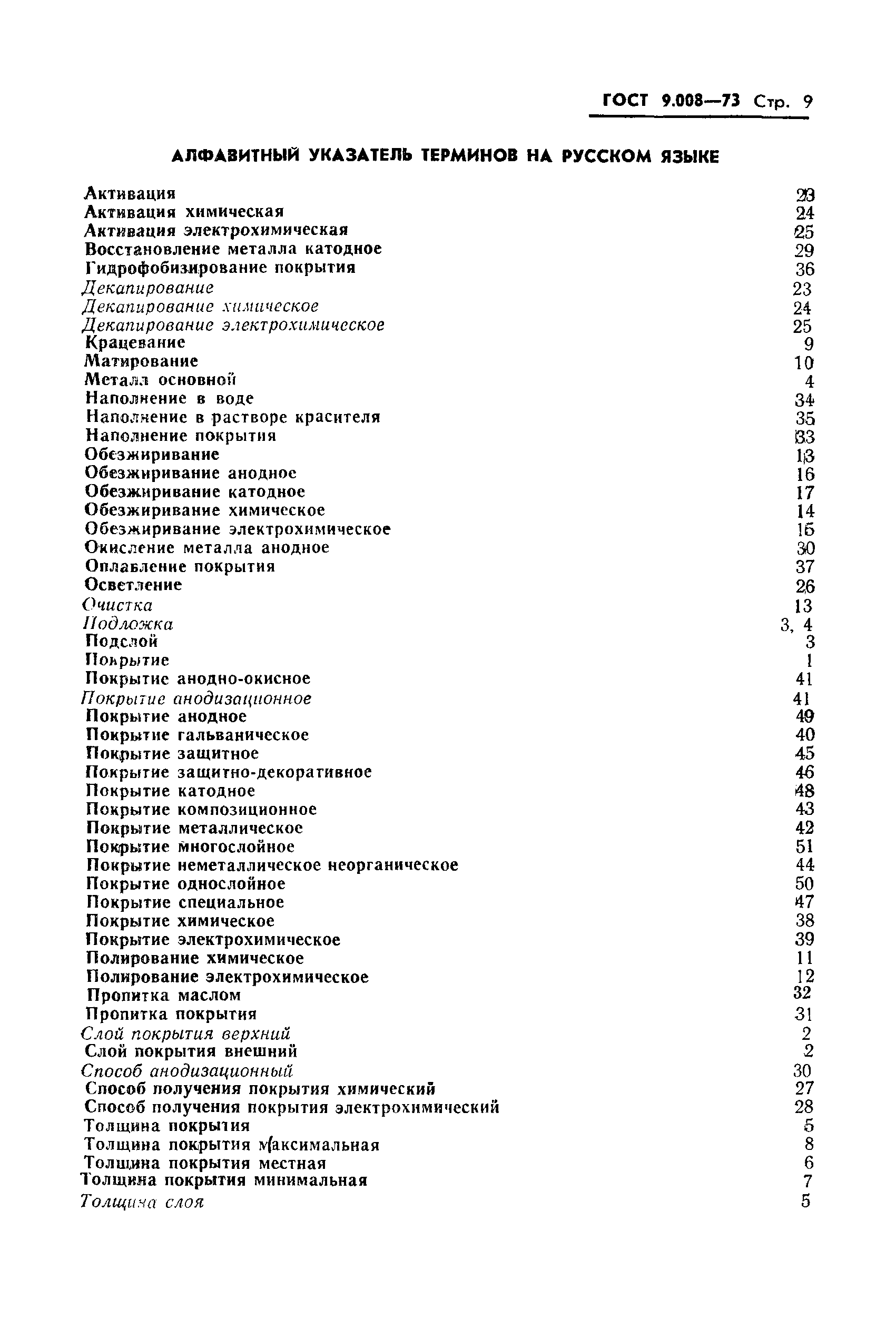 ГОСТ 9.008-73
