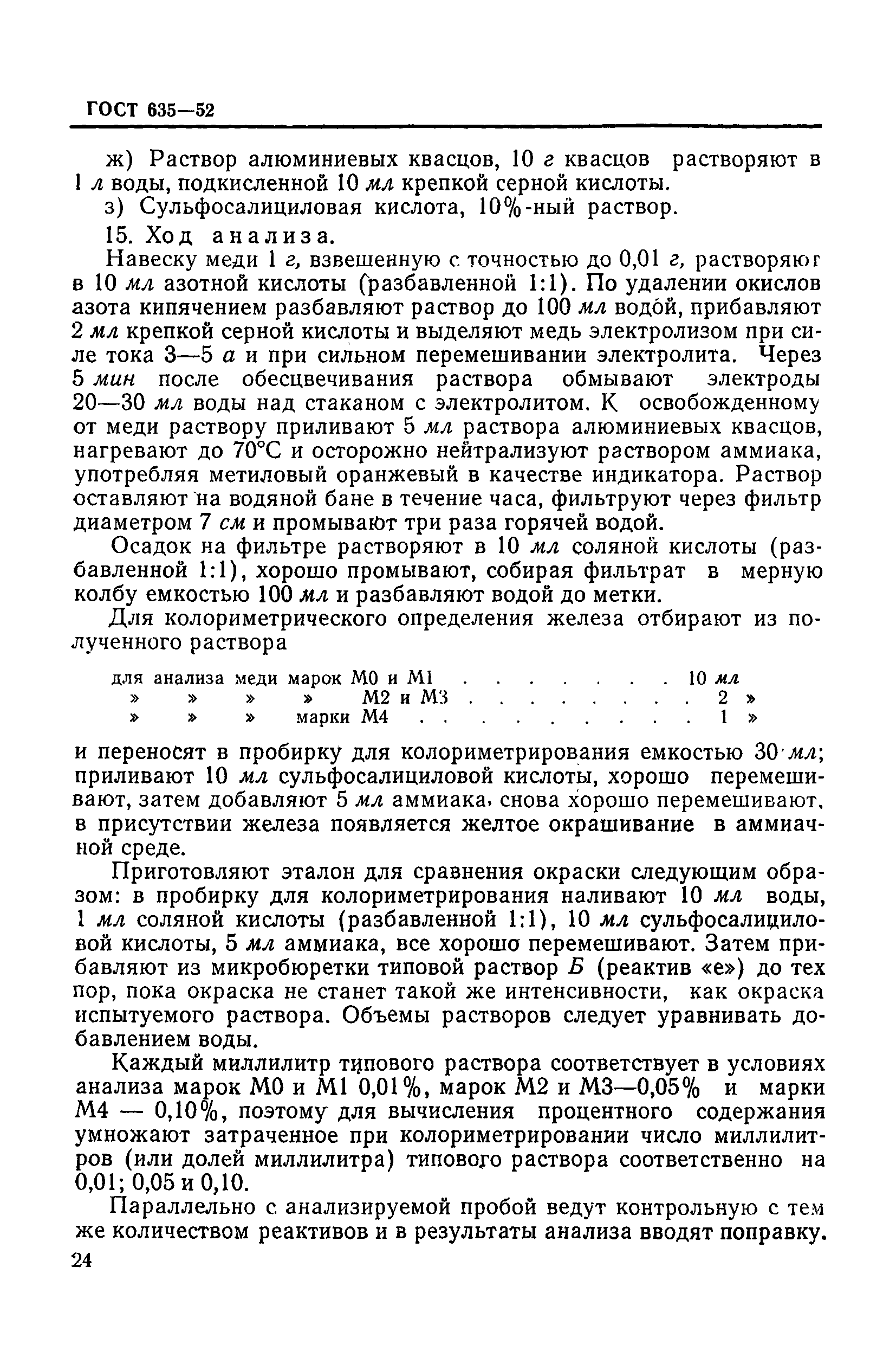 ГОСТ 635-52