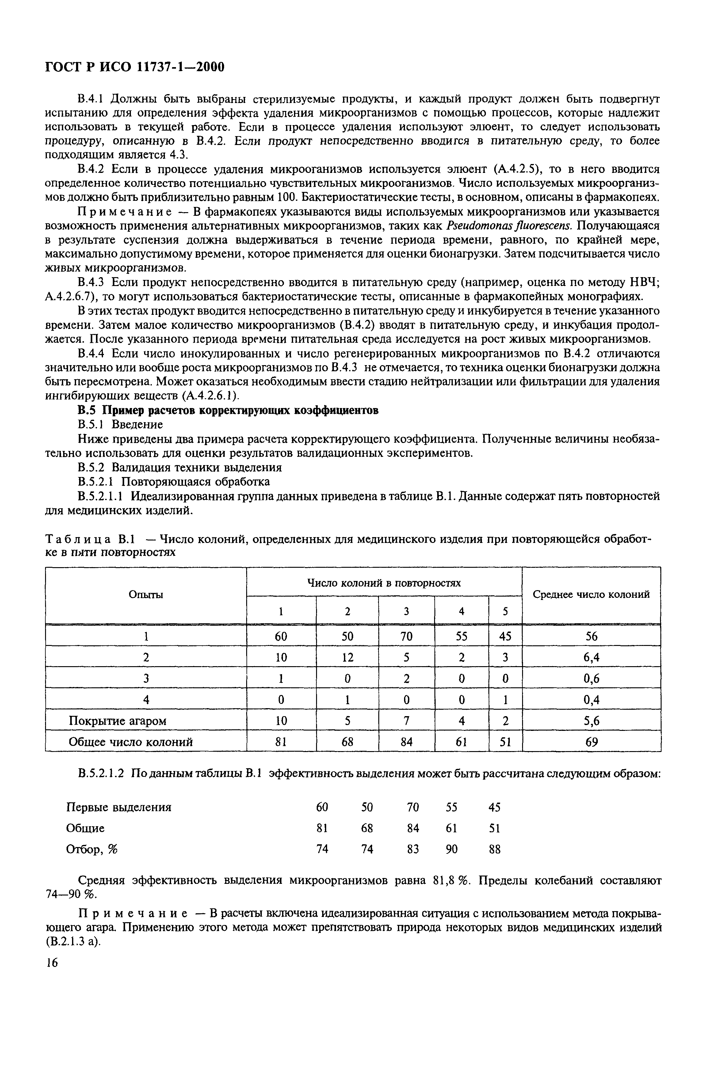 ГОСТ Р ИСО 11737-1-2000