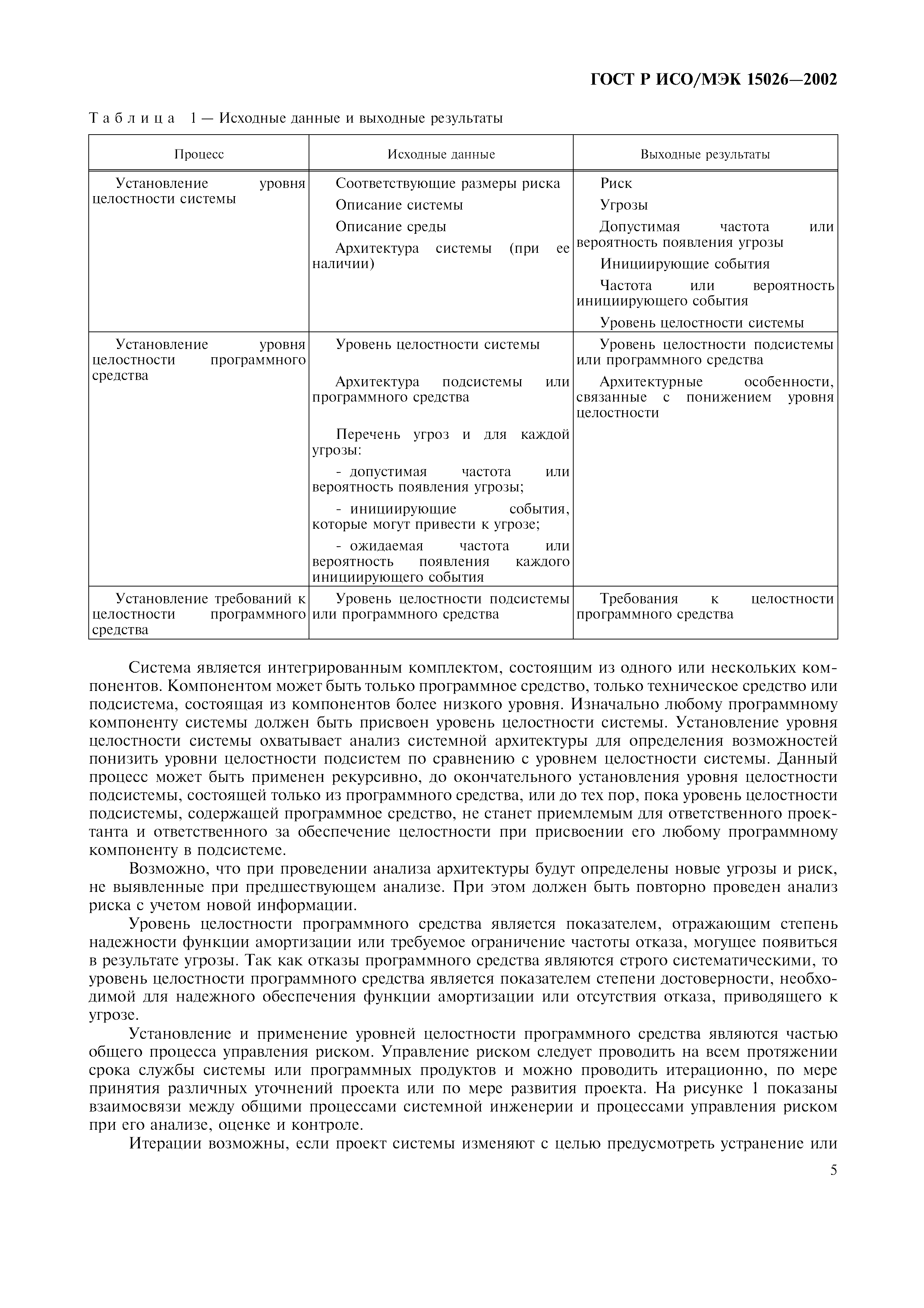 ГОСТ Р ИСО/МЭК 15026-2002