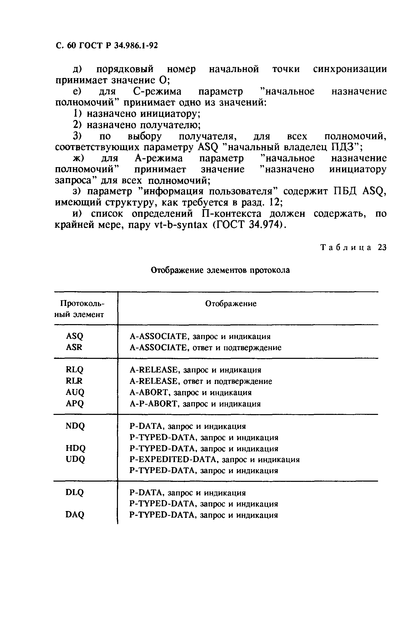 ГОСТ Р 34.986.1-92
