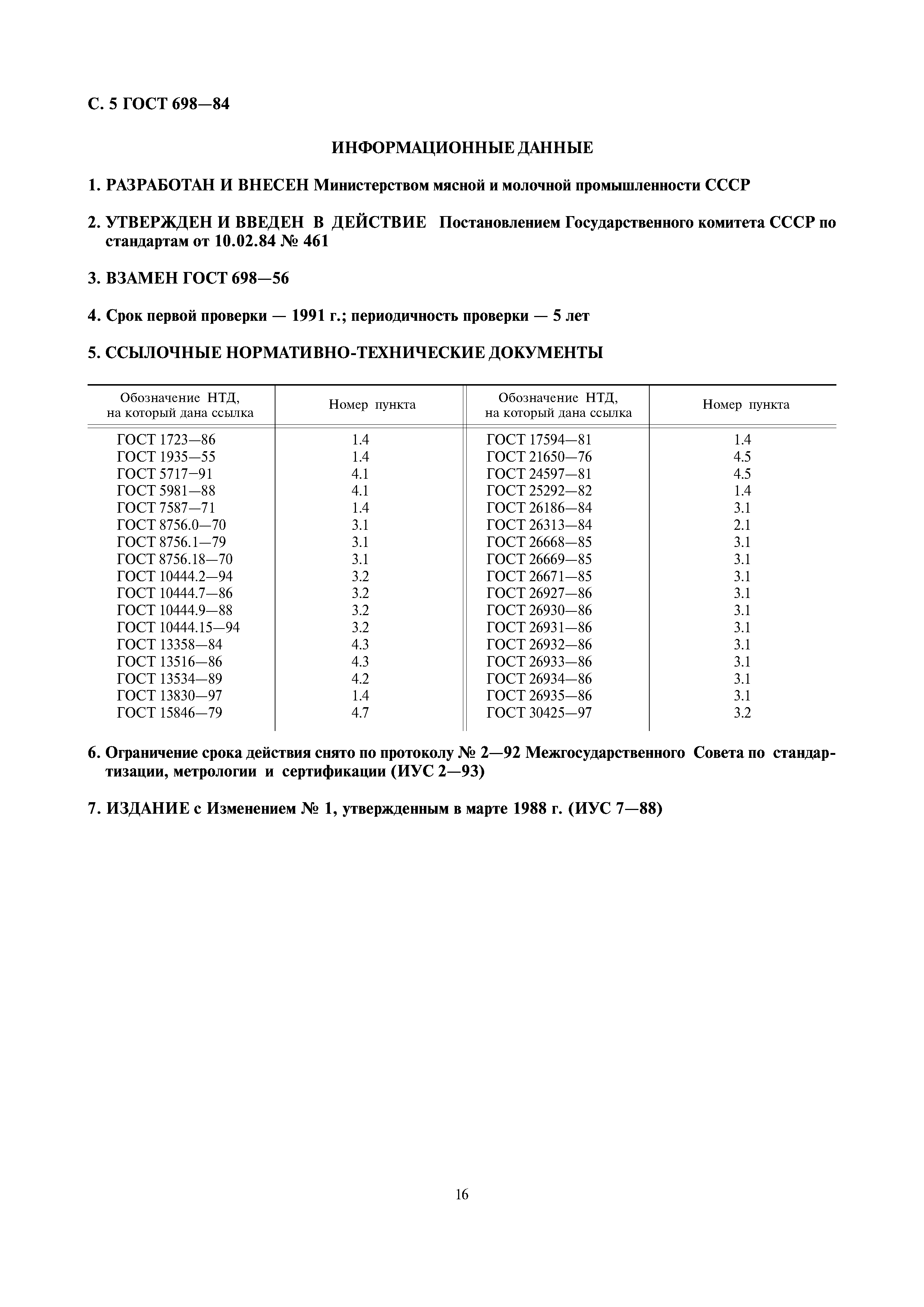 ГОСТ 698-84