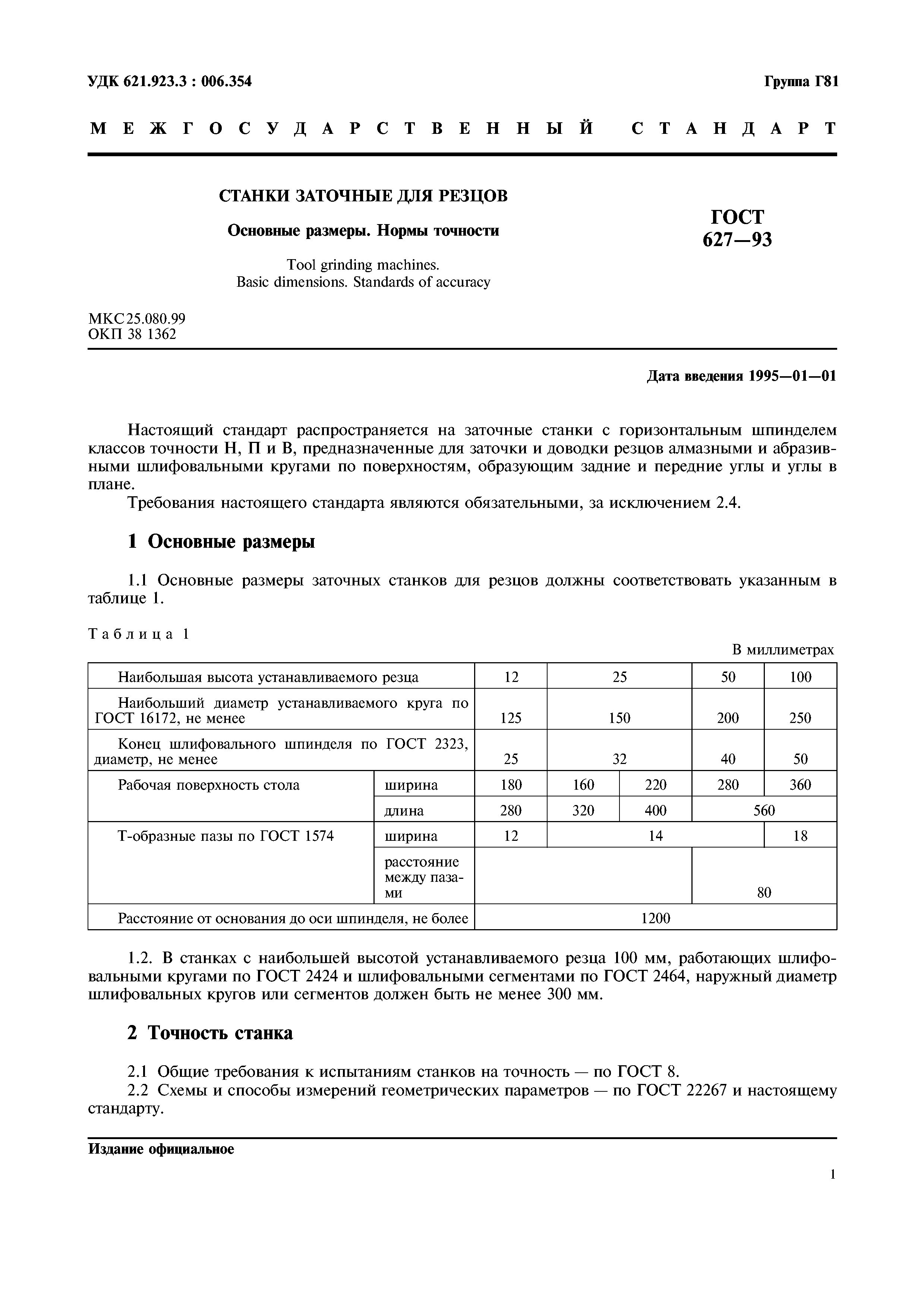 ГОСТ 627-93