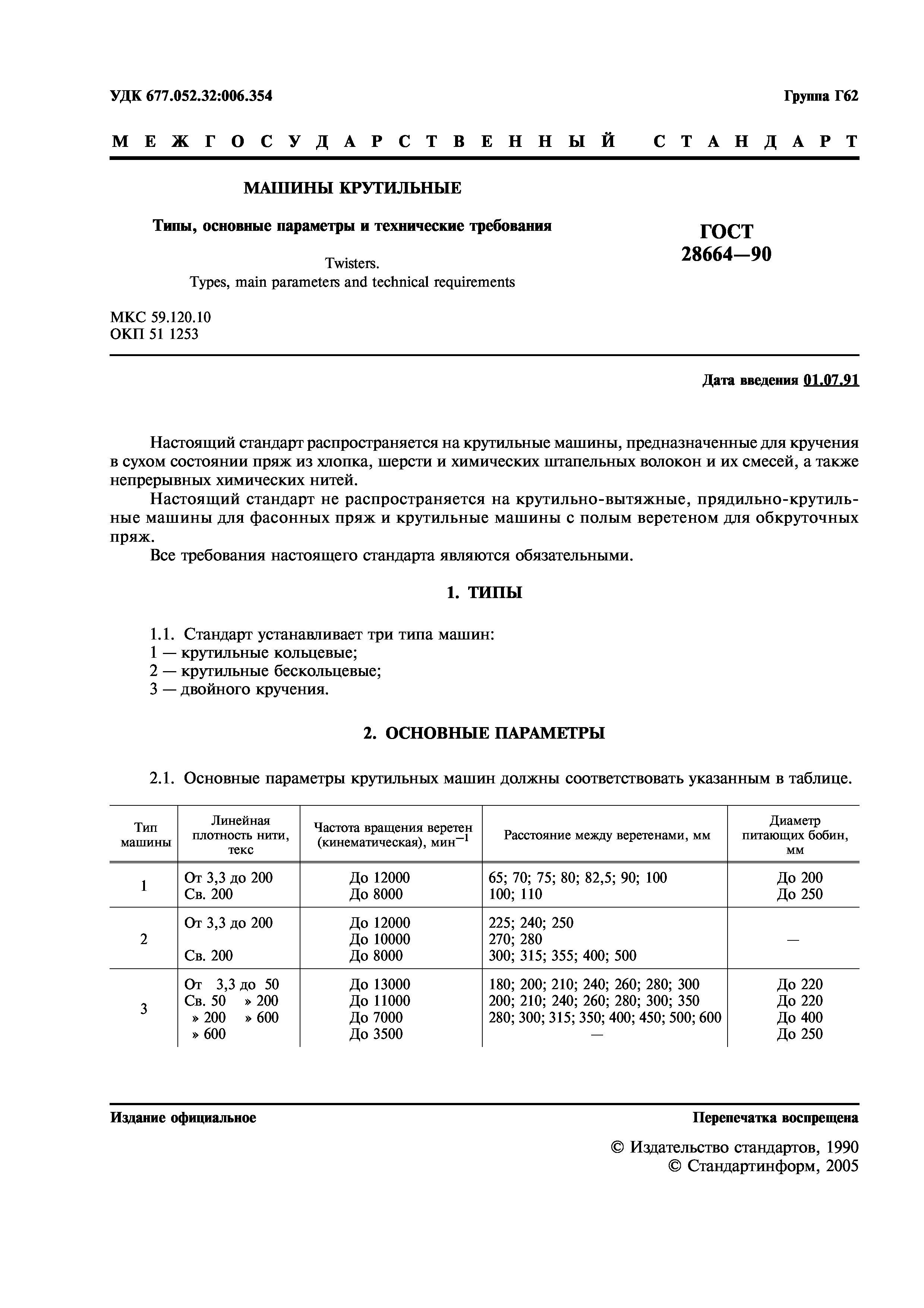ГОСТ 28664-90