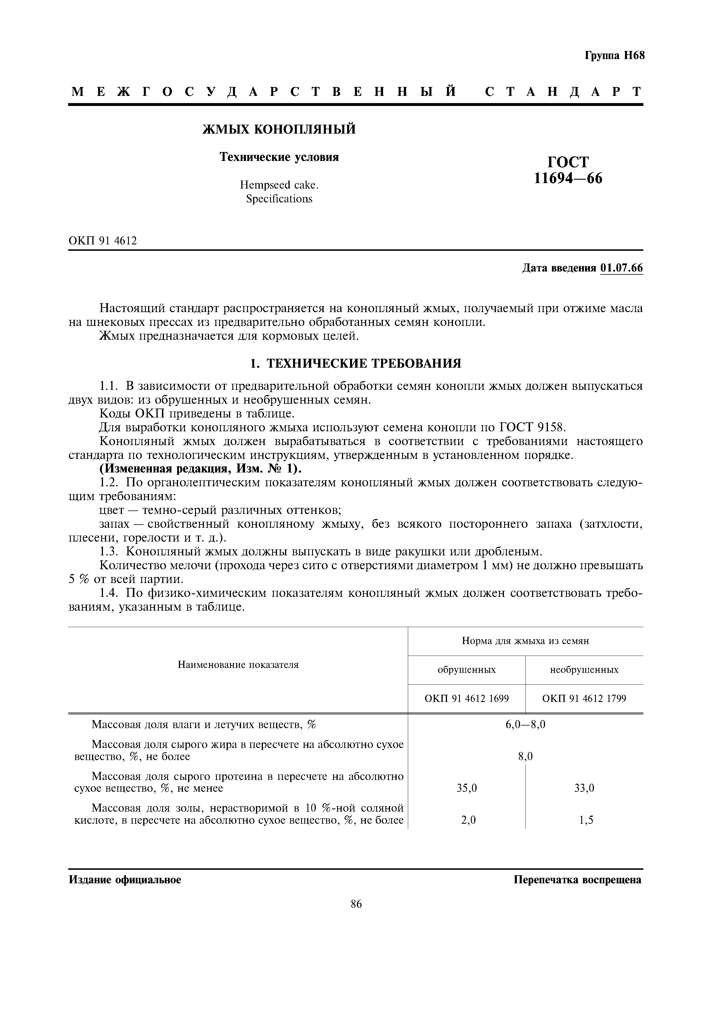 ГОСТ 11694-66