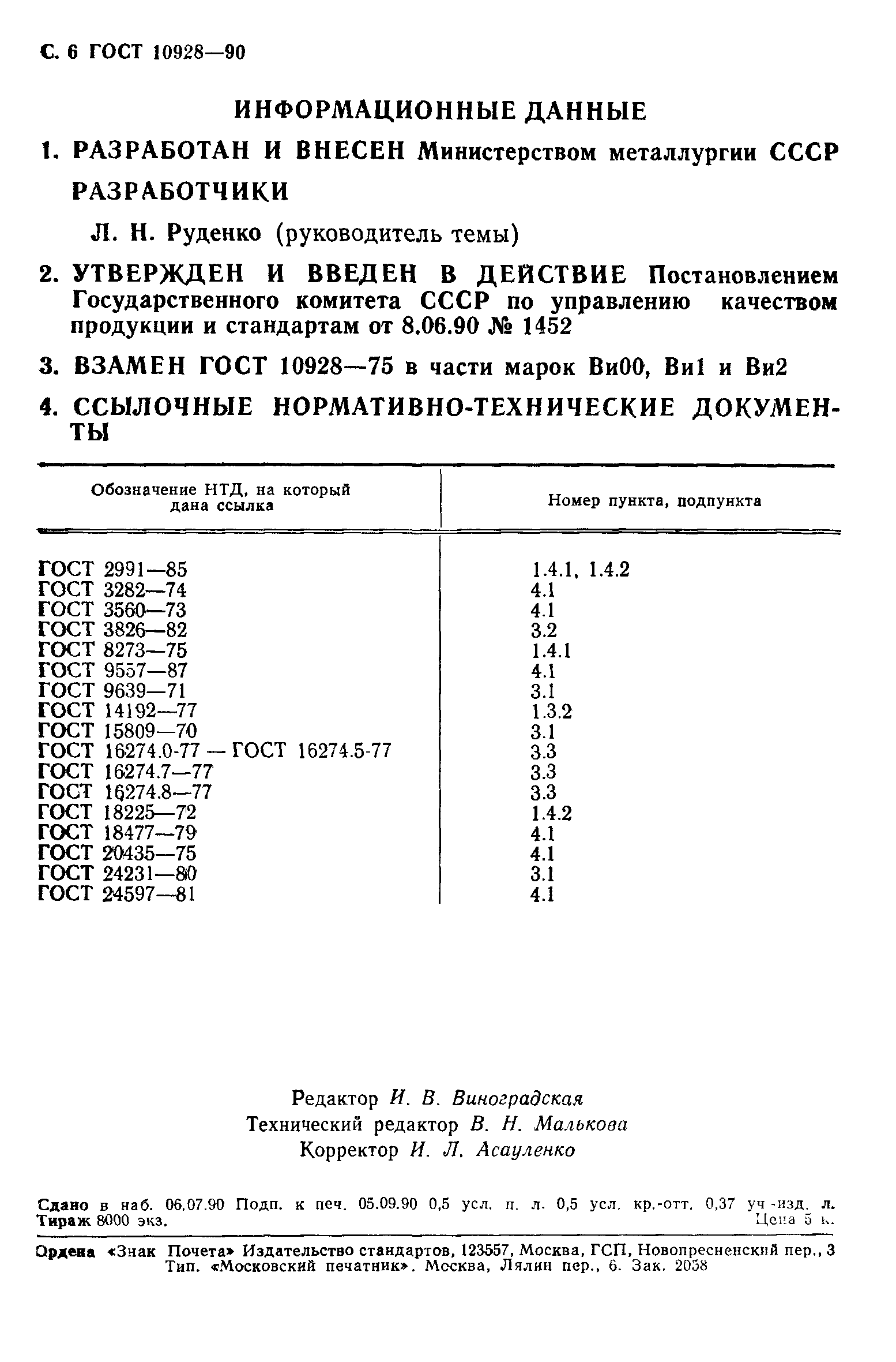 ГОСТ 10928-90