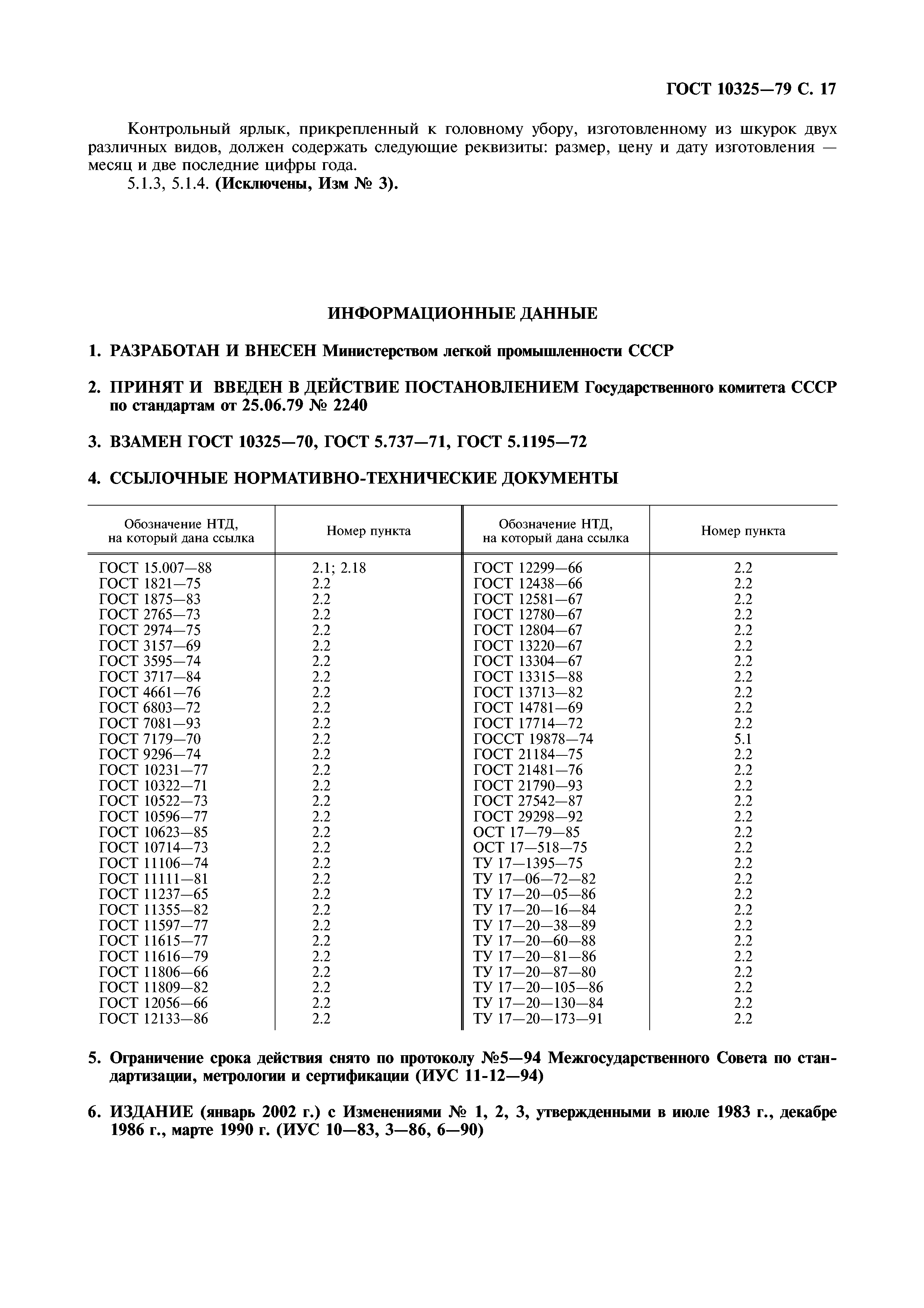 ГОСТ 10325-79