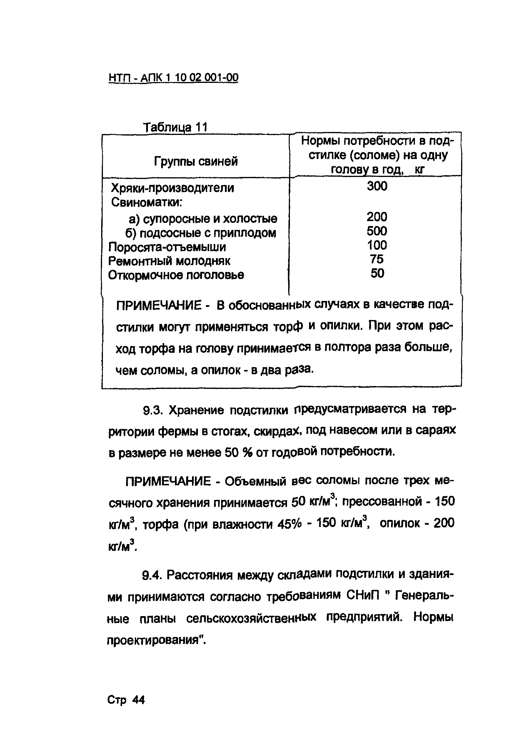 НТП АПК 1.10.02.001-00