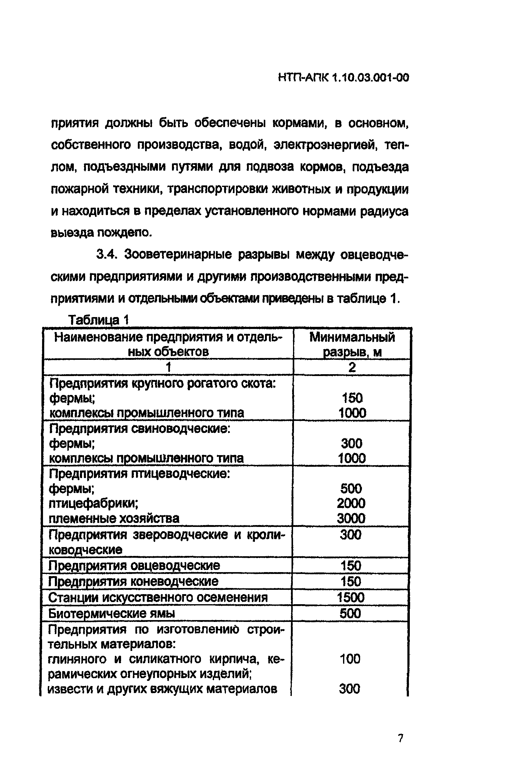 НТП АПК 1.10.03.001-00