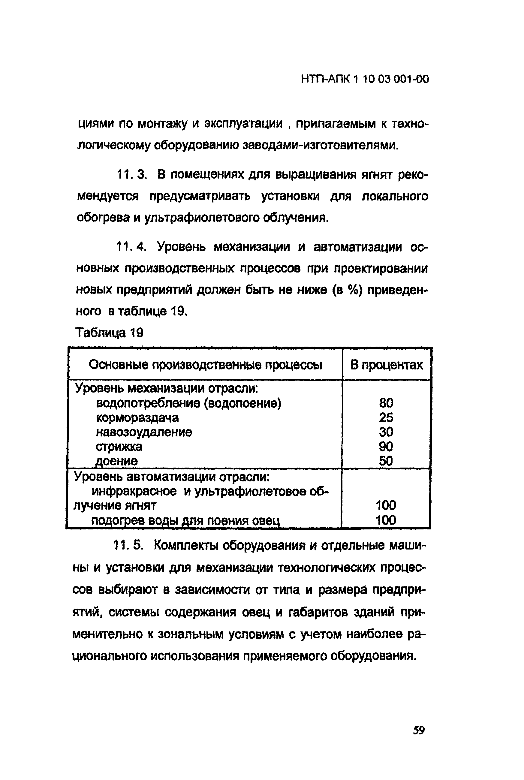 НТП АПК 1.10.03.001-00