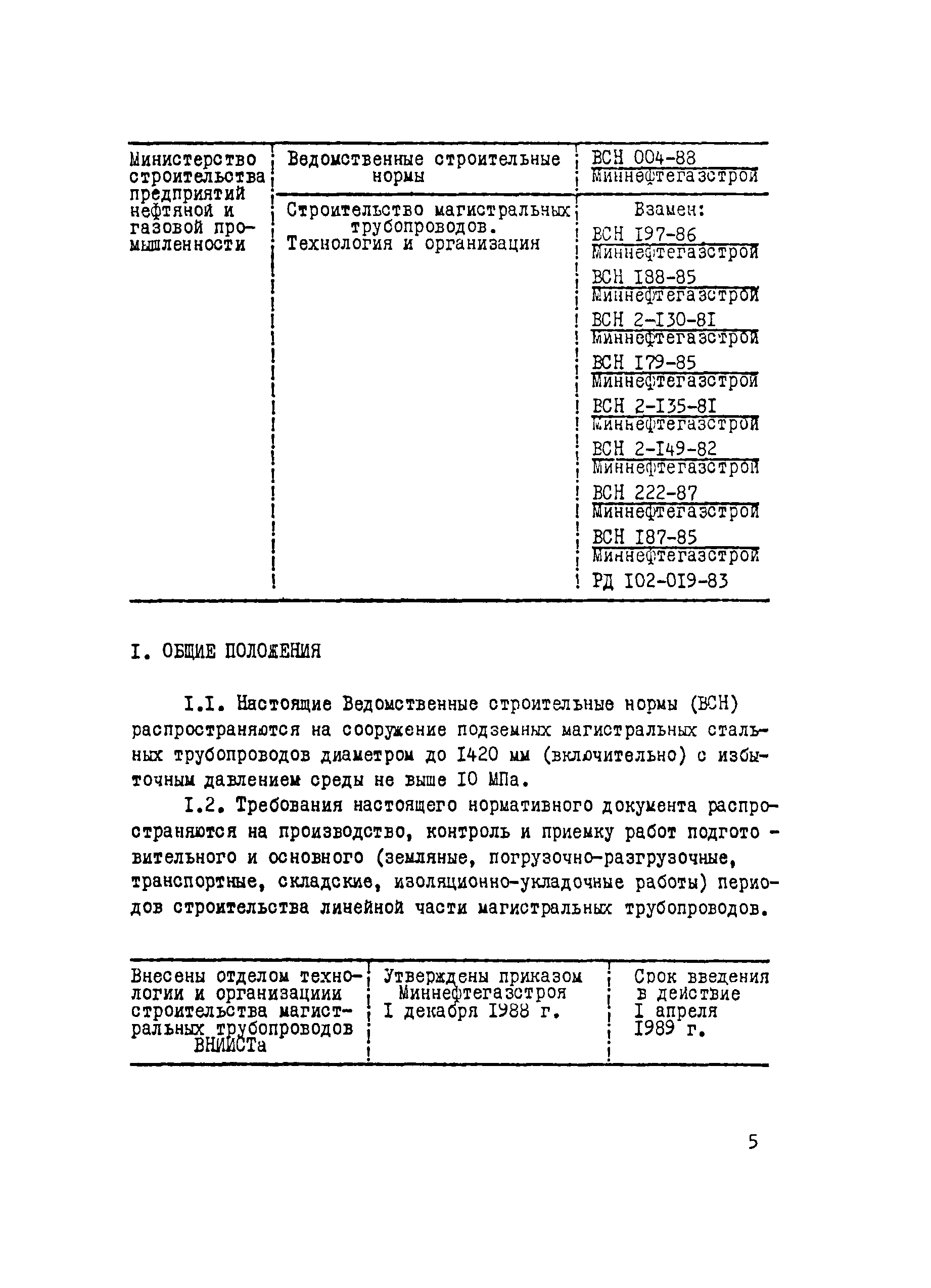 ВСН 004-88