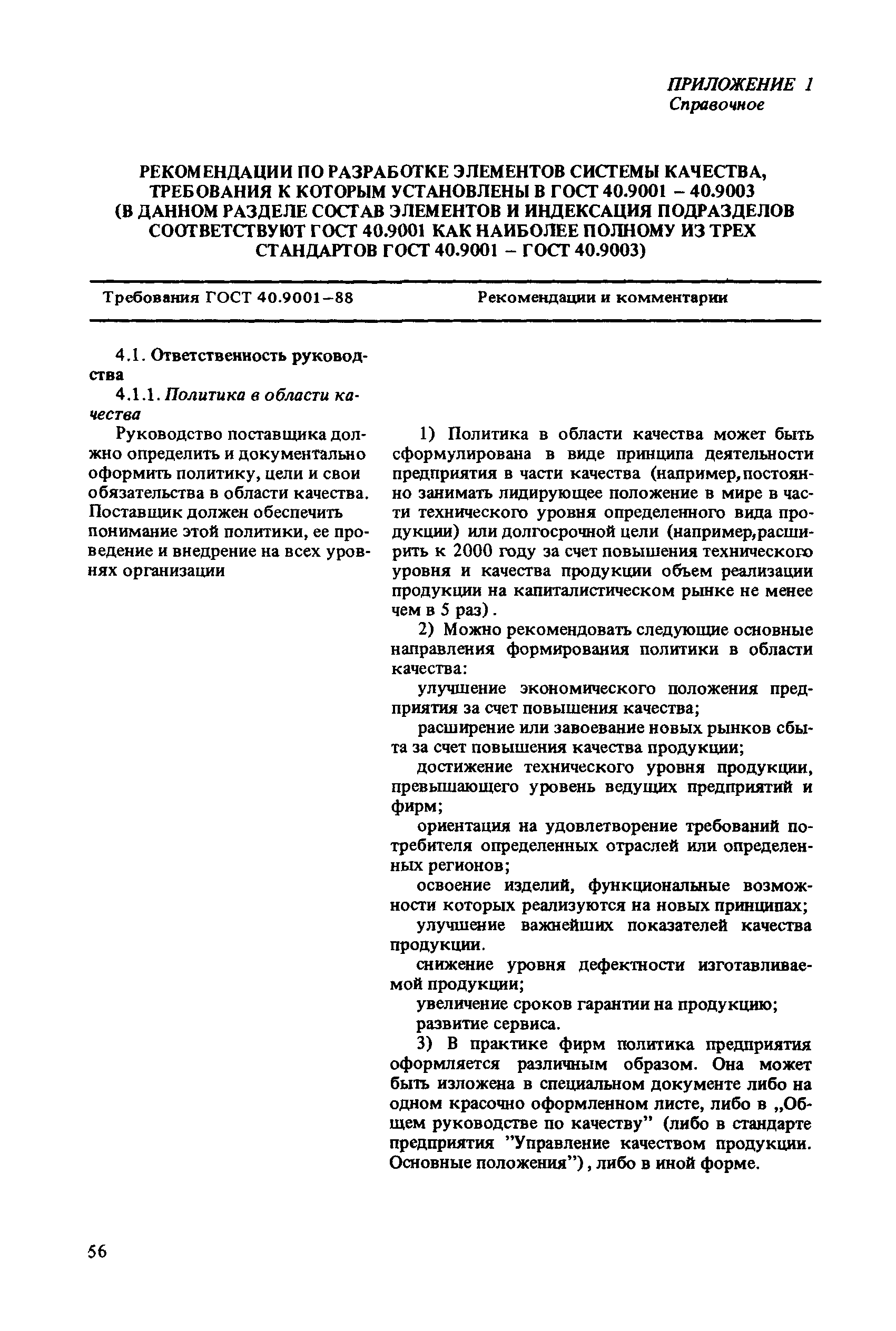 Рекомендации