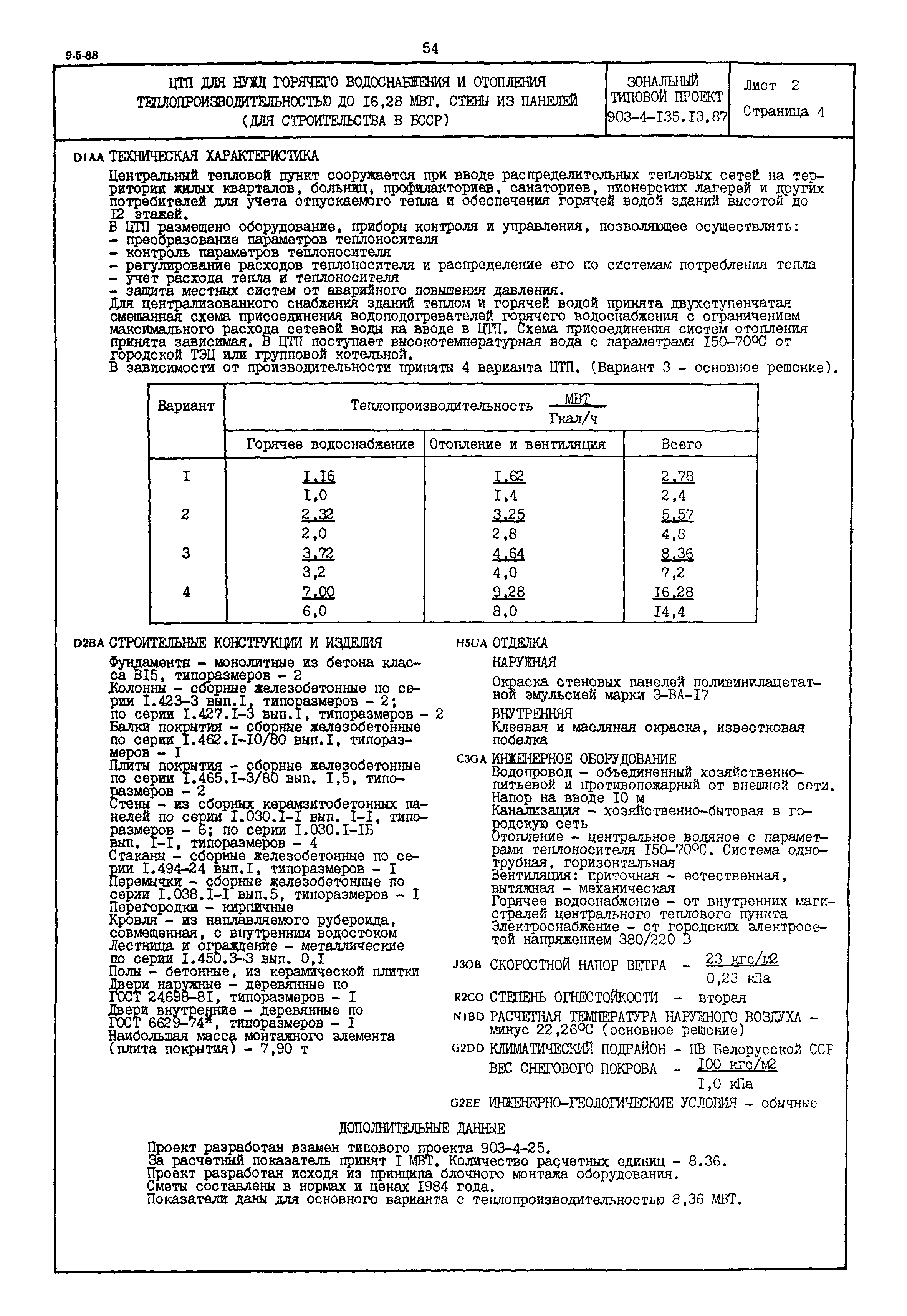 Типовой проект 903-4-135.13.87