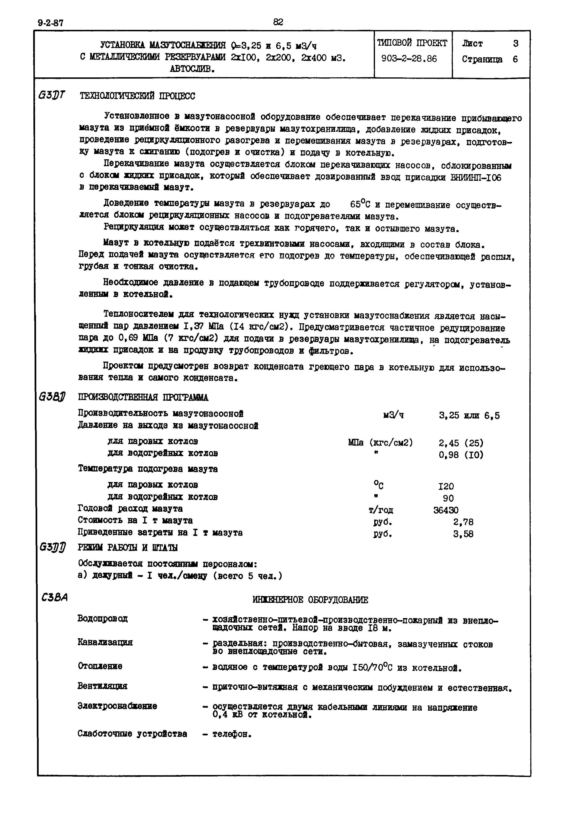 Типовой проект 903-2-28.86